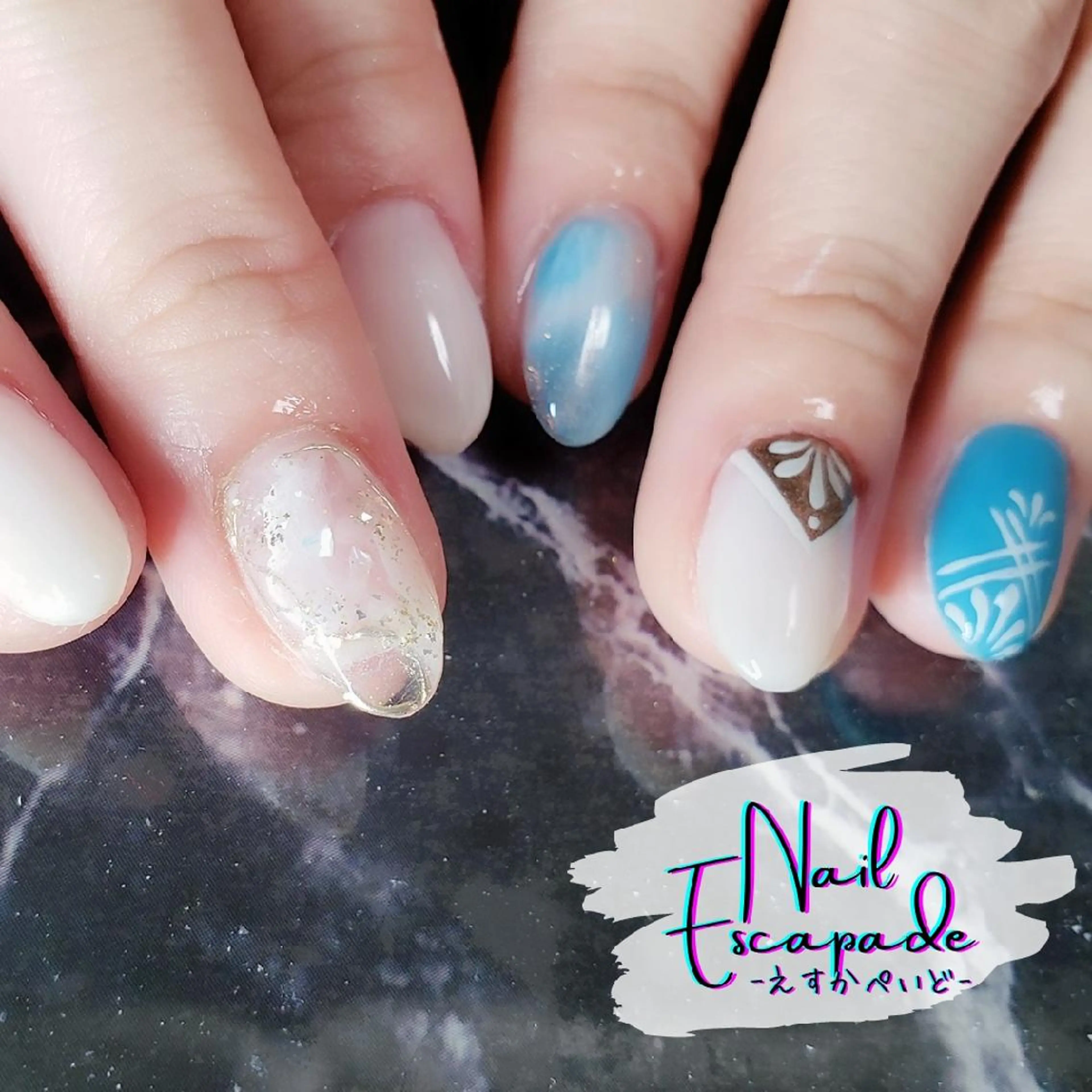 ネイル ハンドネイル クロキ 。のネイルデザイン