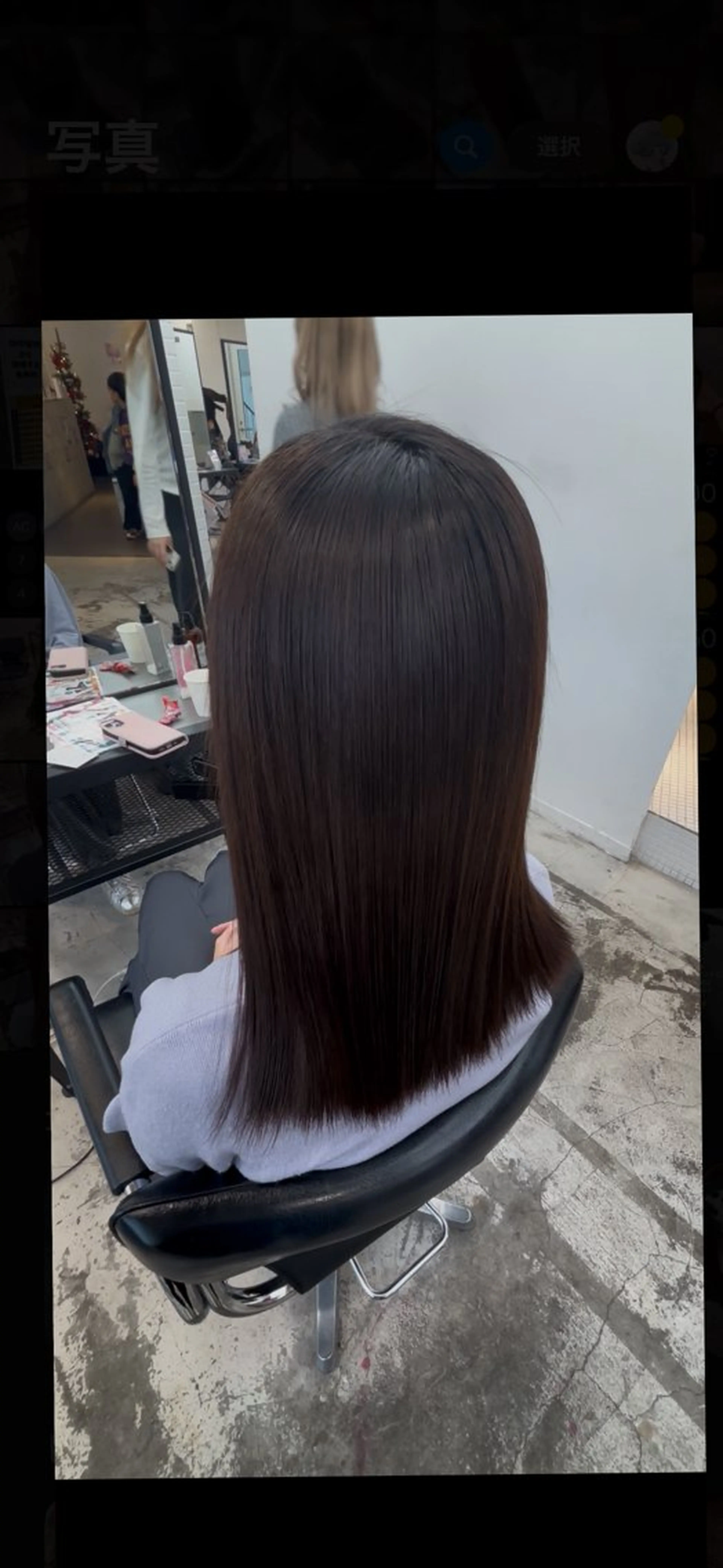 ミディアム カラー 縮毛矯正 トリートメント ダメージレス艶髪 🦋MISAKI🦋のヘアスタイル