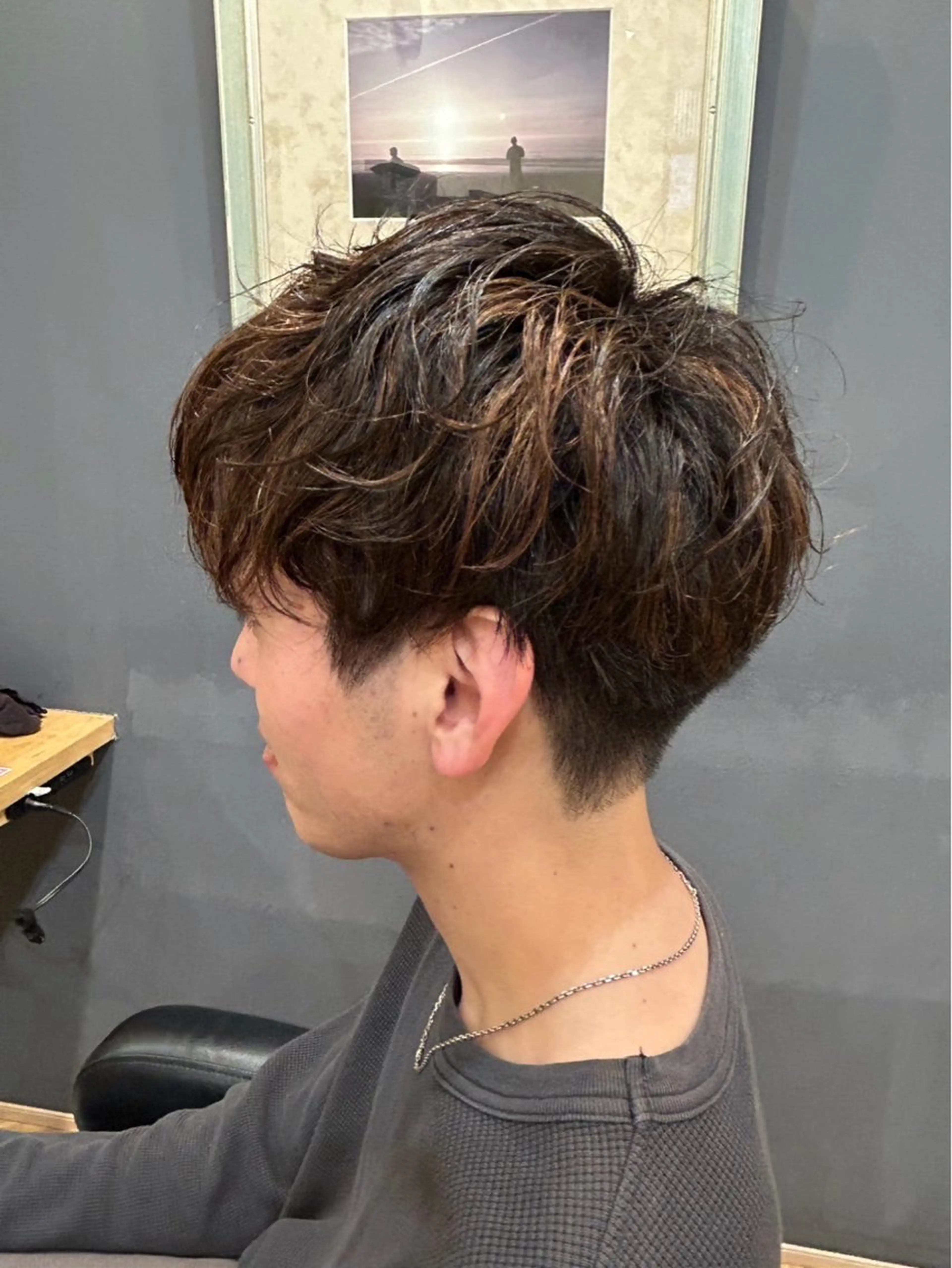 パーマ ヘアアレンジ メンズ メンズカット/パーマ 手塚真宙のヘアスタイル