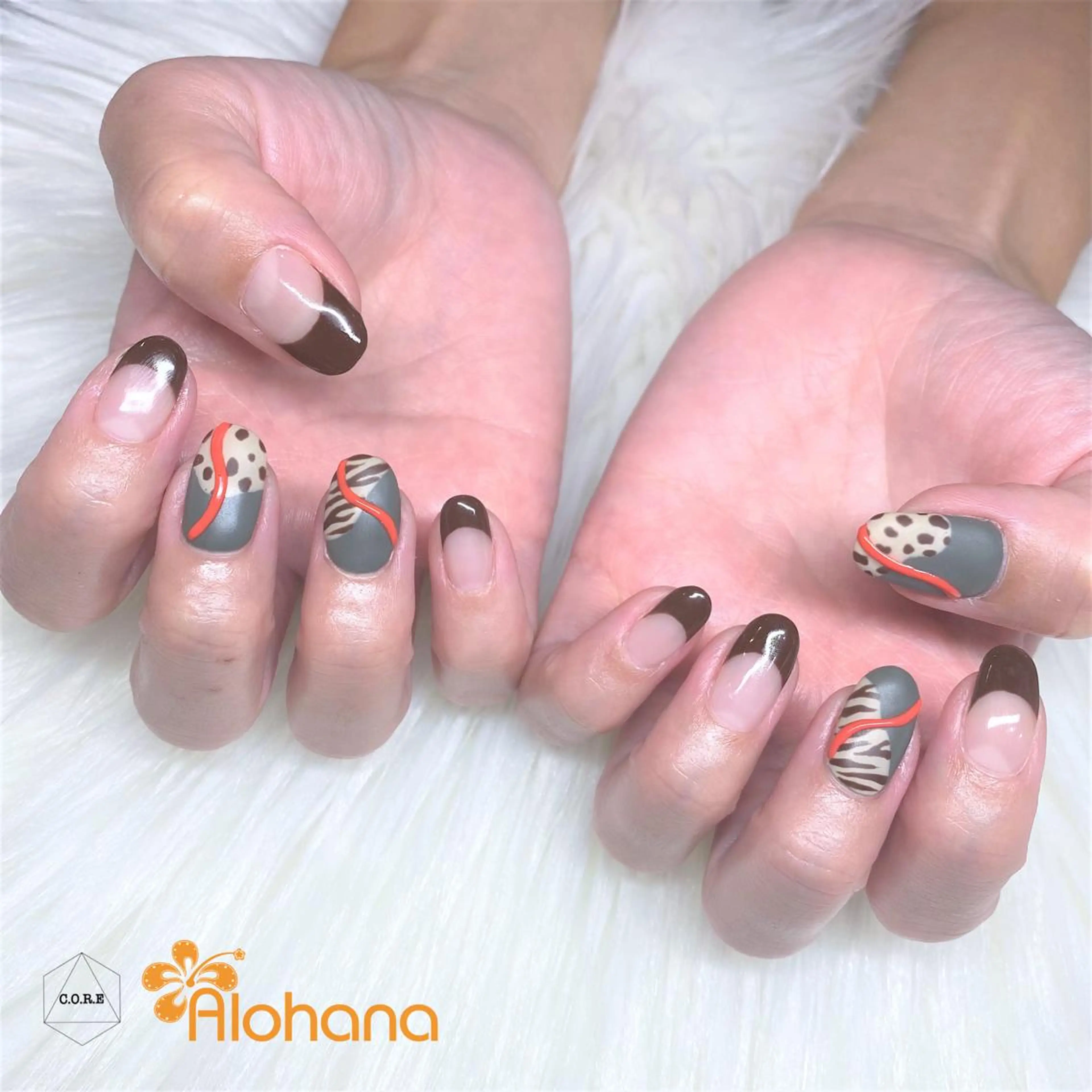 ネイル ハンドネイル Alohana Minaのネイルデザイン