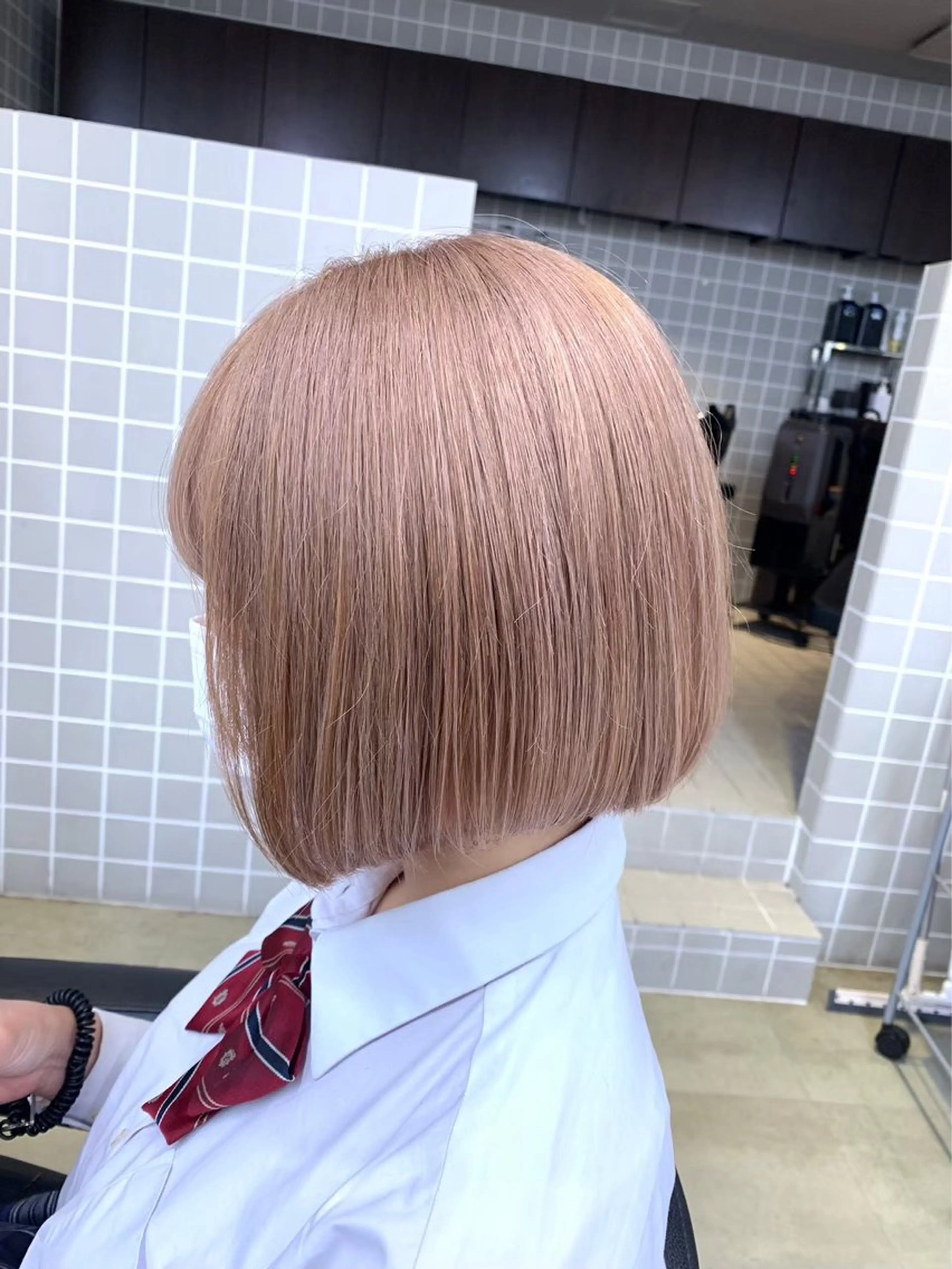 カラー 透明感ベージュ🤎 ナチュラルレイヤーのヘアスタイル