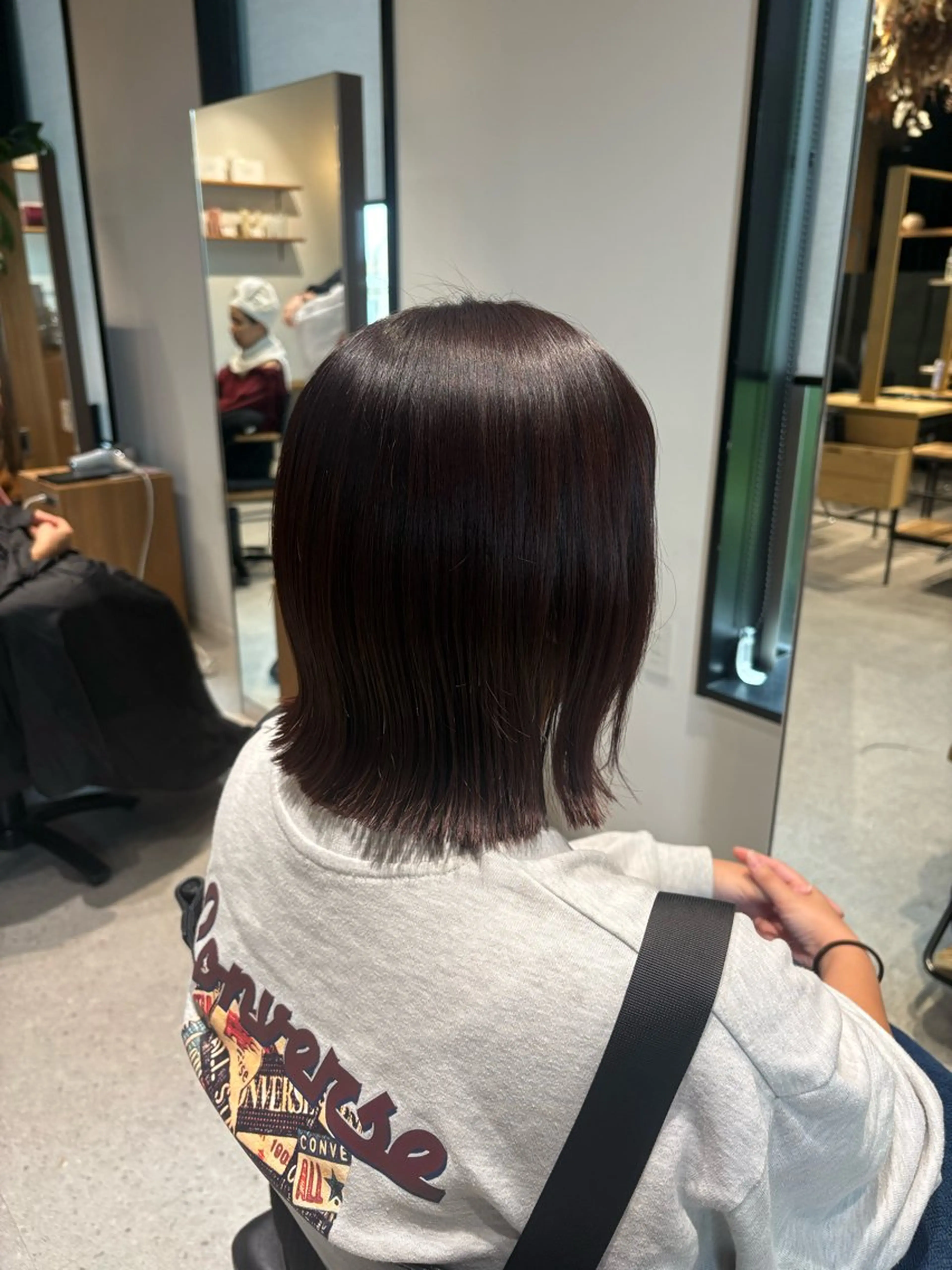 ミディアム 外ハネヘア カット ヘアカラー 望月うらら/MuK/ 髪質改善カラー🌙のヘアスタイル