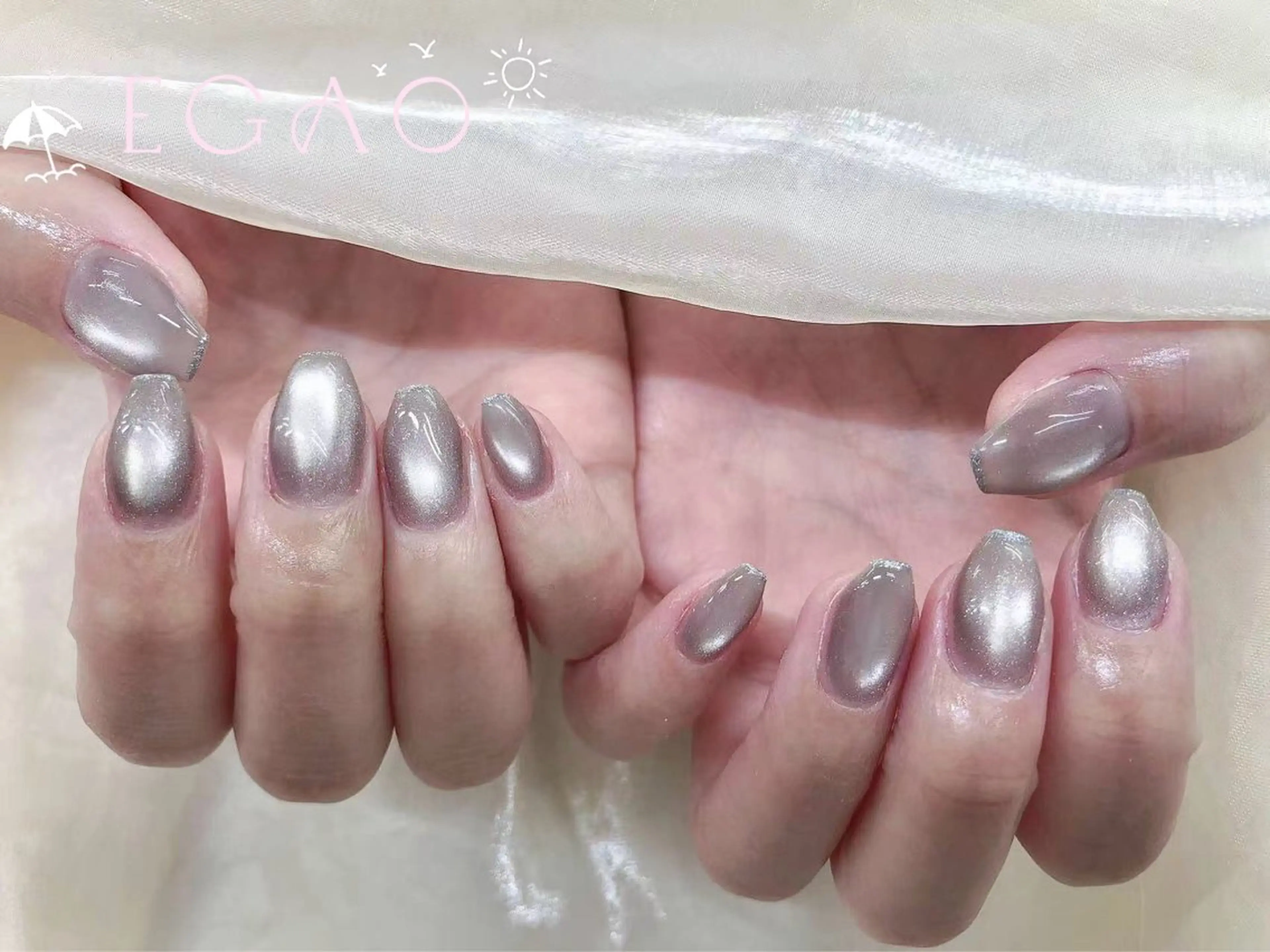 ネイル アートネイル フットネイル フレンチネイル ジェルネイル グラデーション ハンドネイル Egao Nail錦糸町店のネイルデザイン