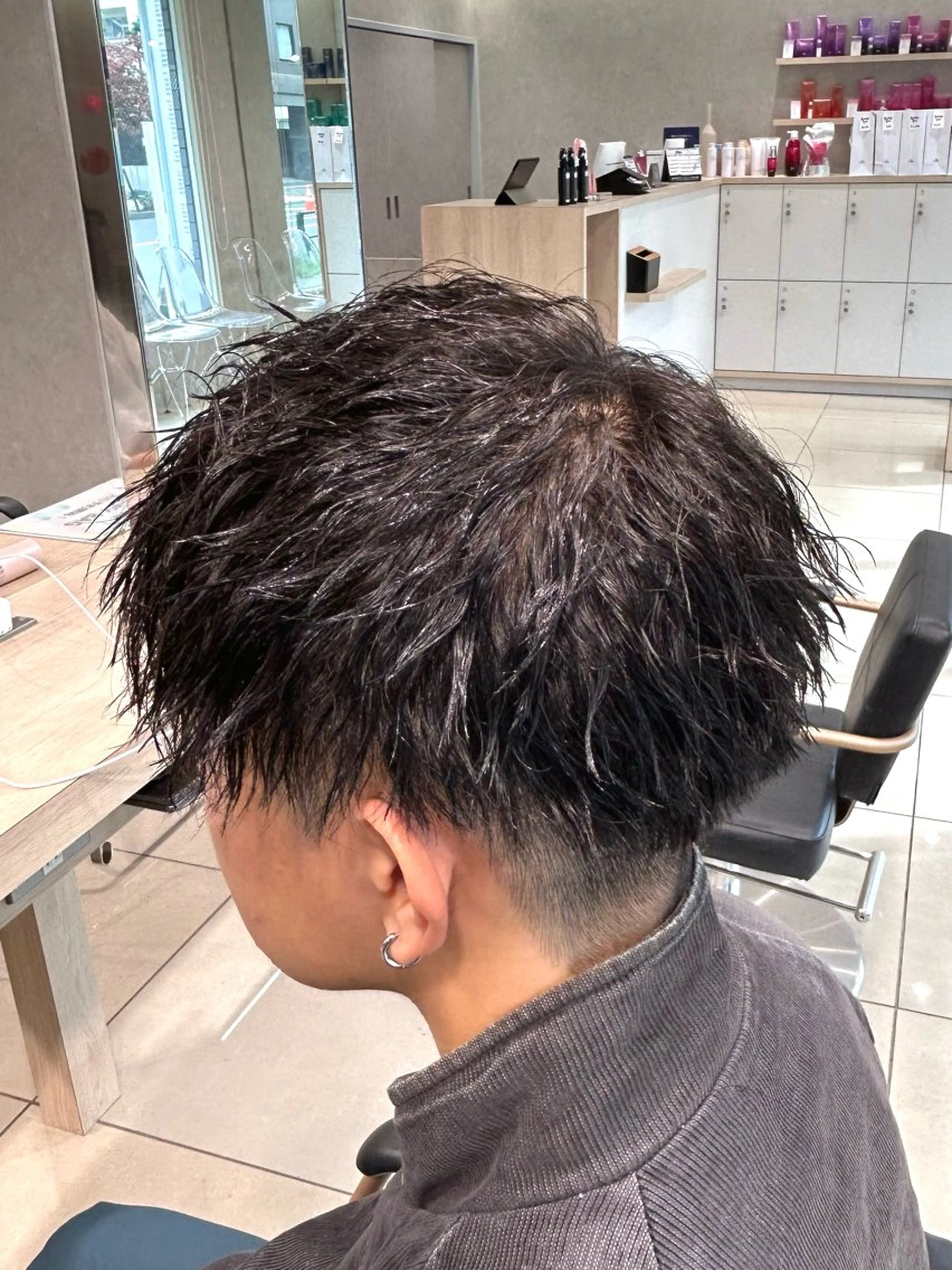 パーマ メンズ カット パーマ 【🎀推し デザイン カラー】小池 雪奈のヘアスタイル