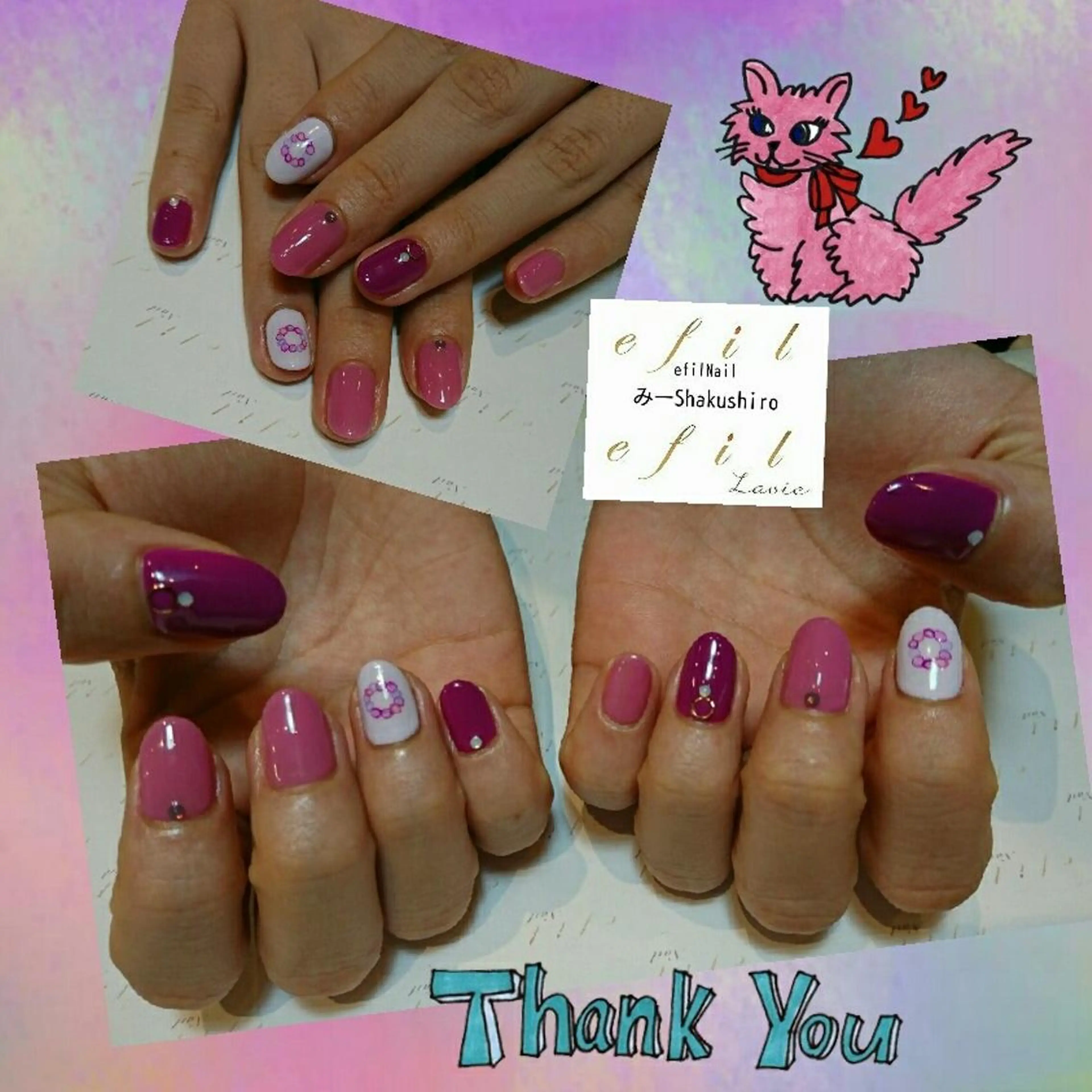 ネイル ジェルネイル みー shakushiroのネイルデザイン