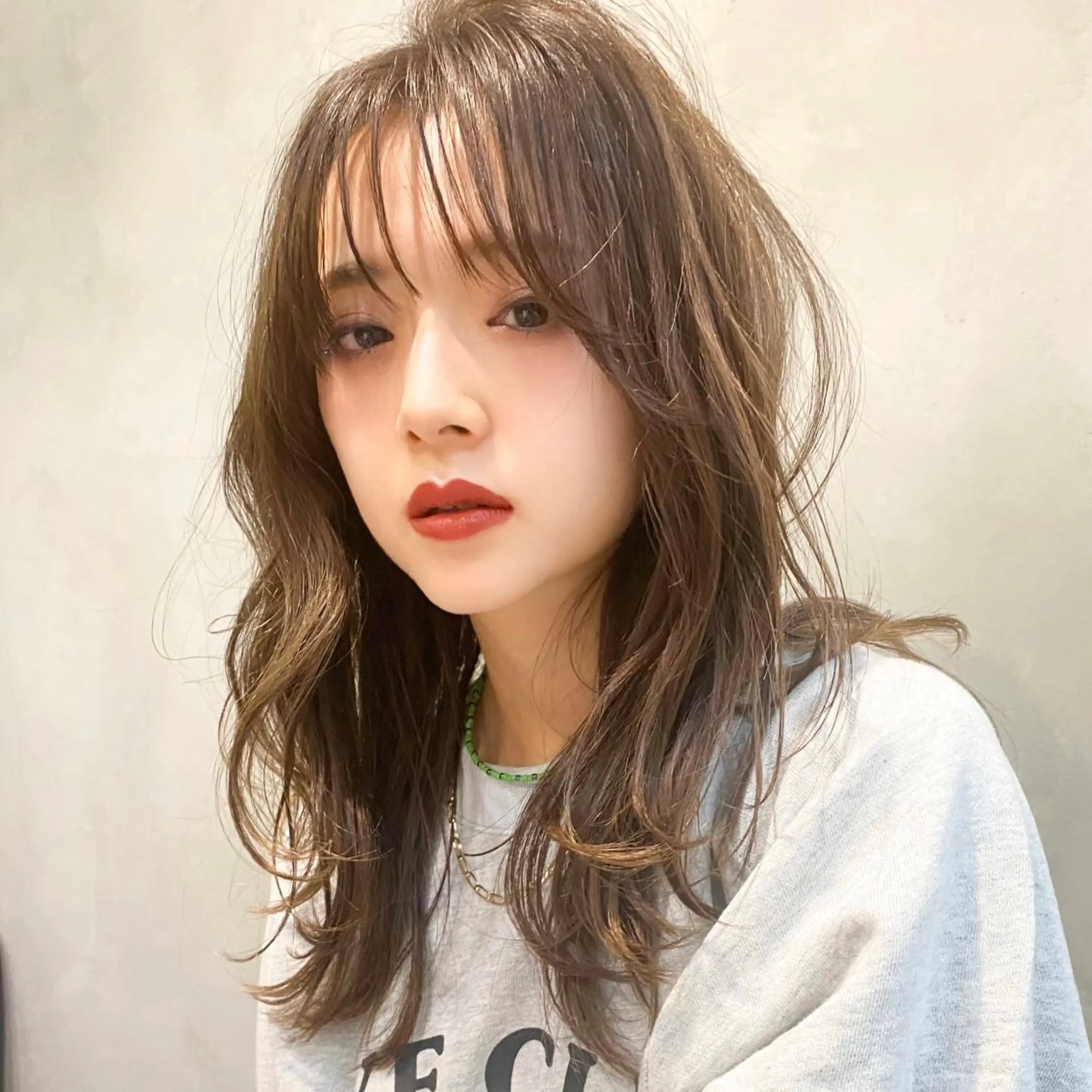 セミロング カラー パーマ ヘアアレンジ メンズ キッズ カット ヘアカラー トリートメント ヘアセット 丁寧なカウンセリング 🌿Chiemi🌿のヘアスタイル