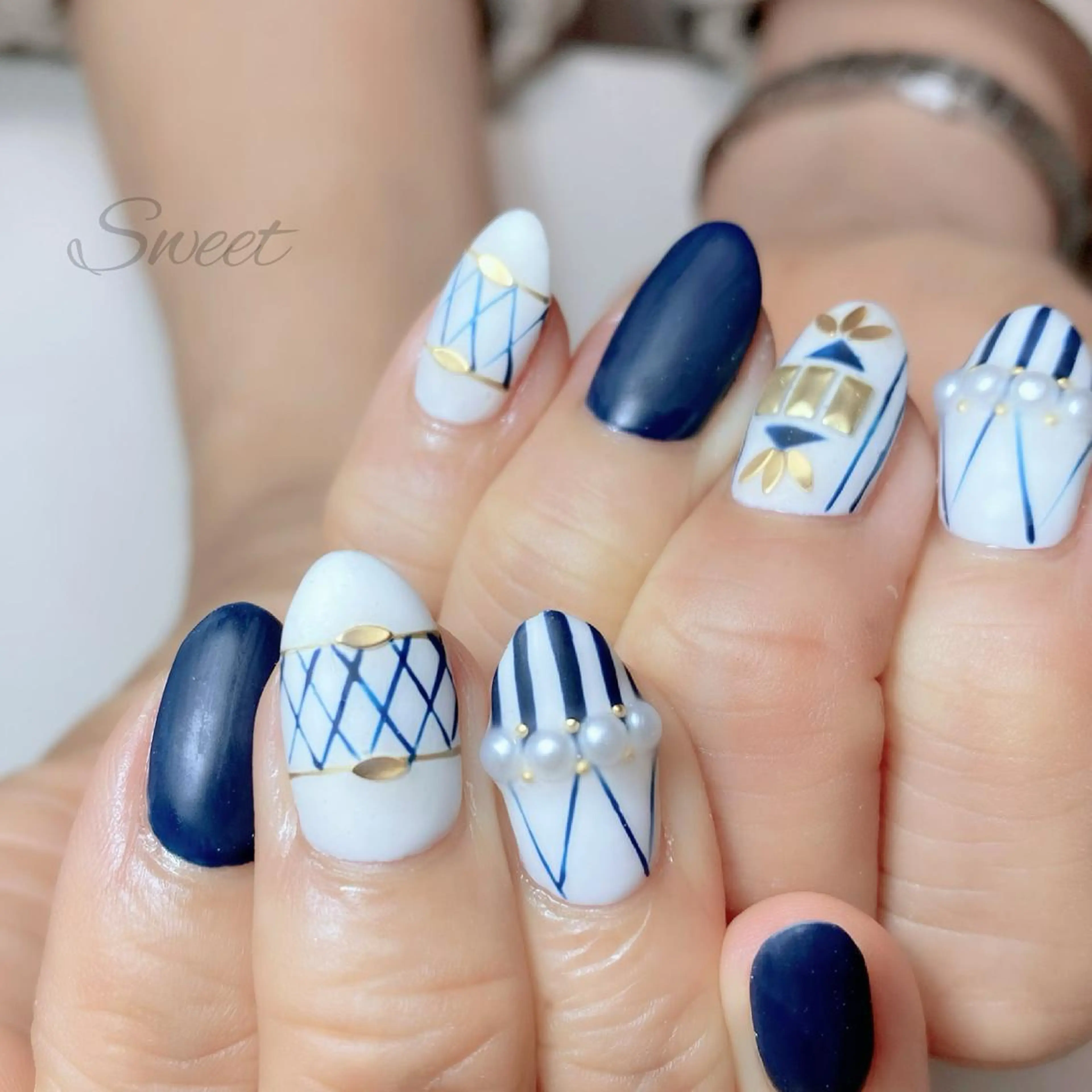 ネイル sweet 仲野陽子のネイルデザイン