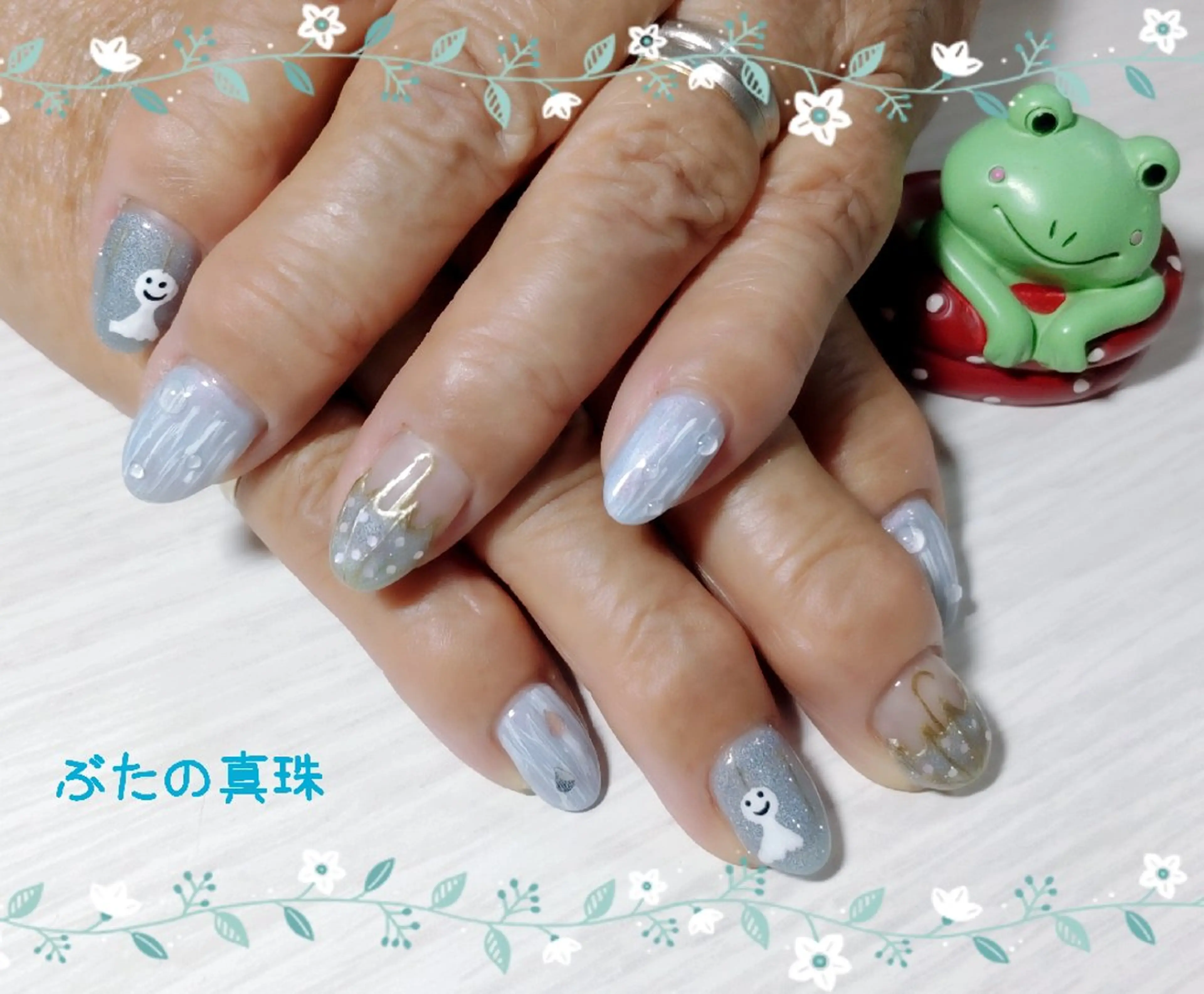 ネイル ハンドネイル 林 珠里のネイルデザイン