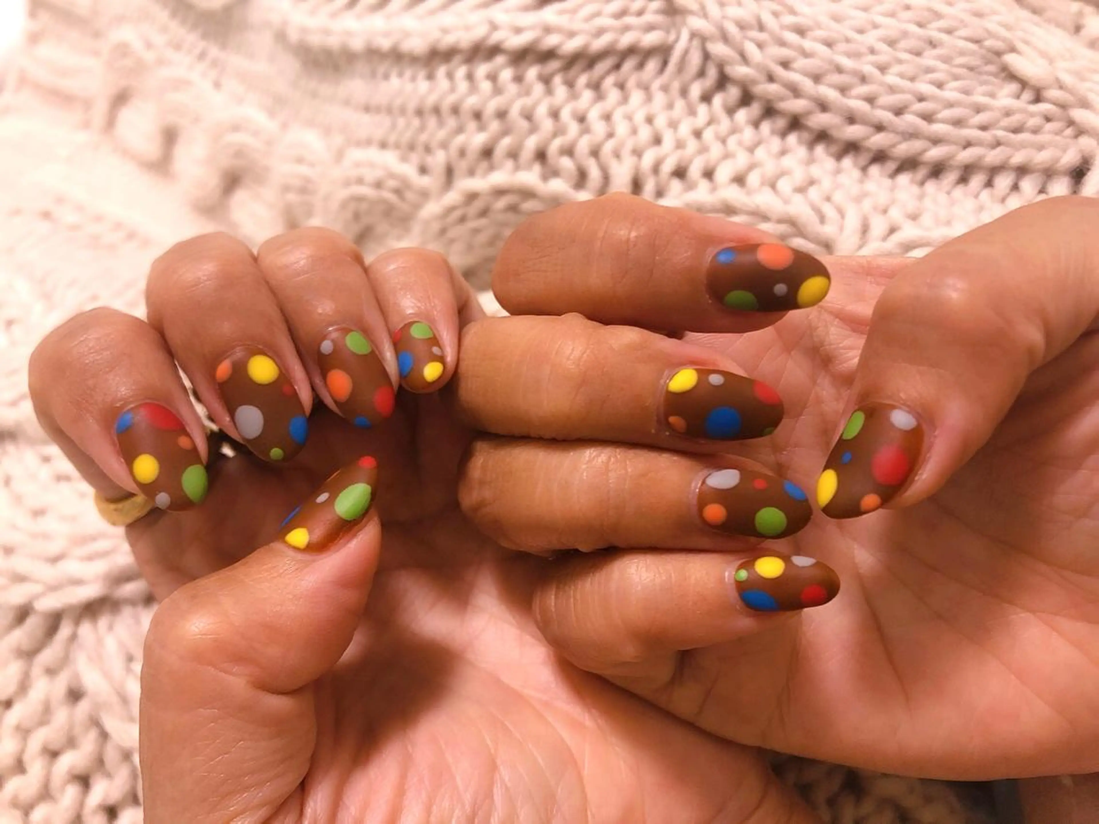 ネイル ドット マットネイル ハンドネイル kiki nail &brow二子玉川の眉毛・アイブロウイメージ