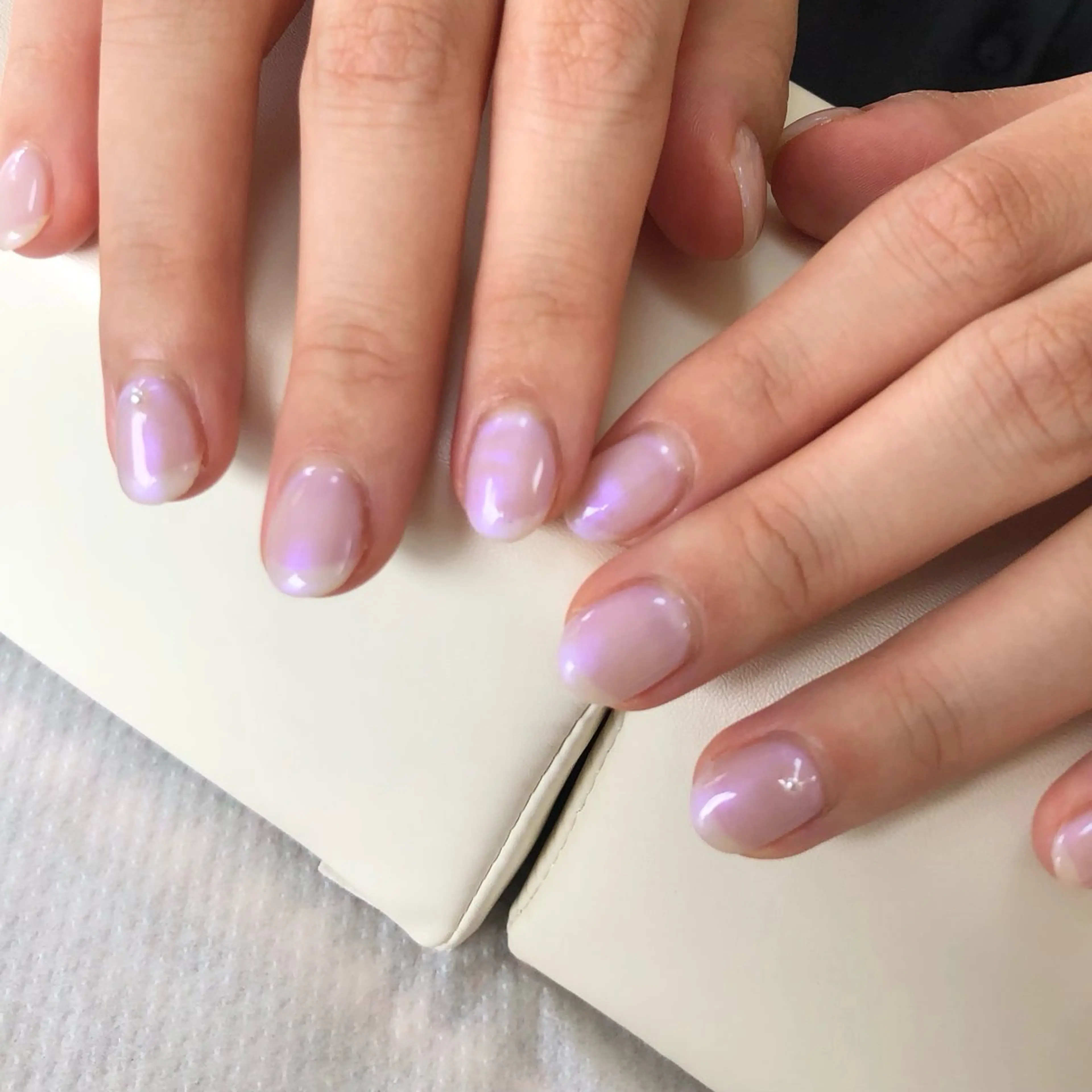 ネイル ワンカラーネイル ホワイト ハンドネイル salon *meehoのネイルデザイン