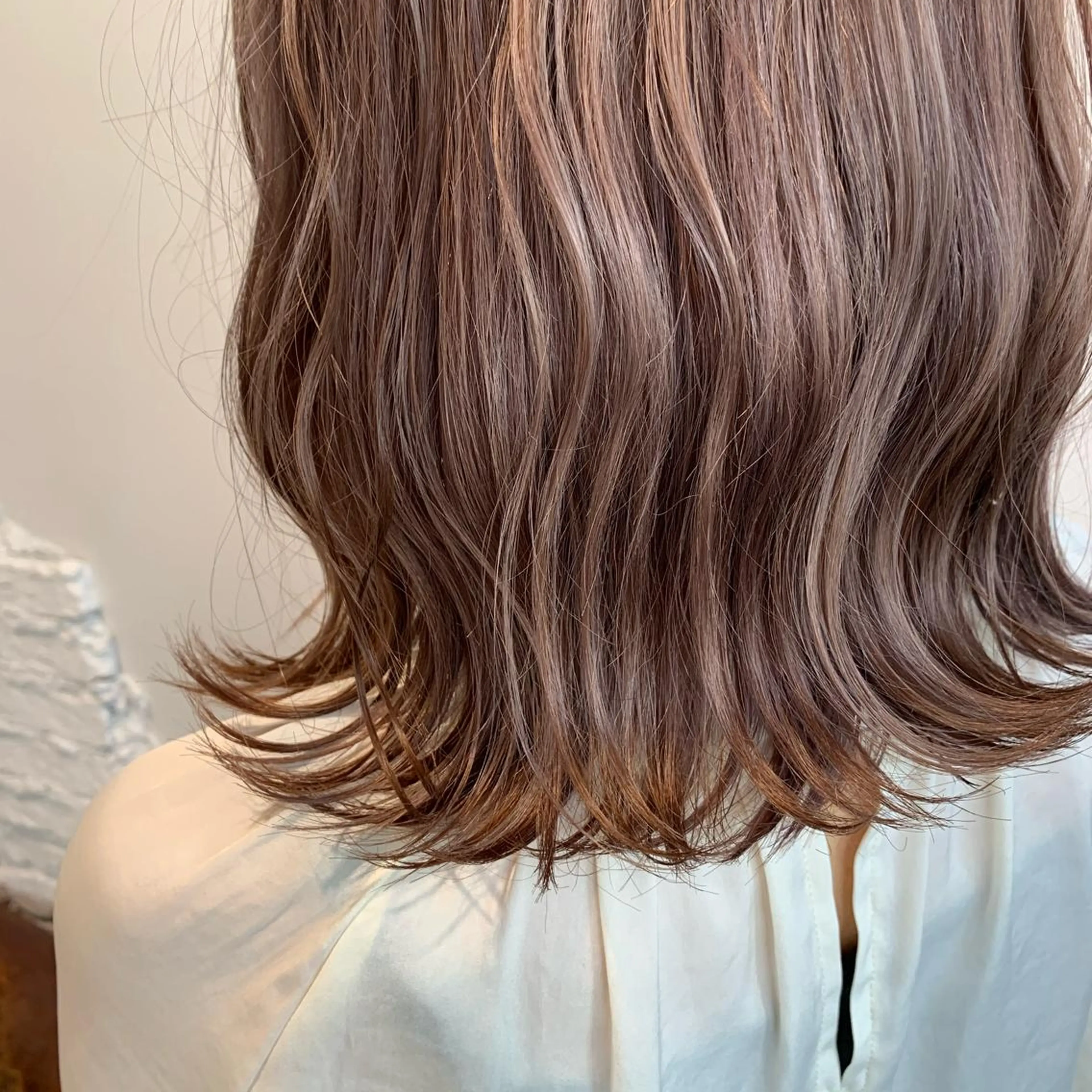 ミディアム カラー "小顔カット" Fuko.のヘアスタイル