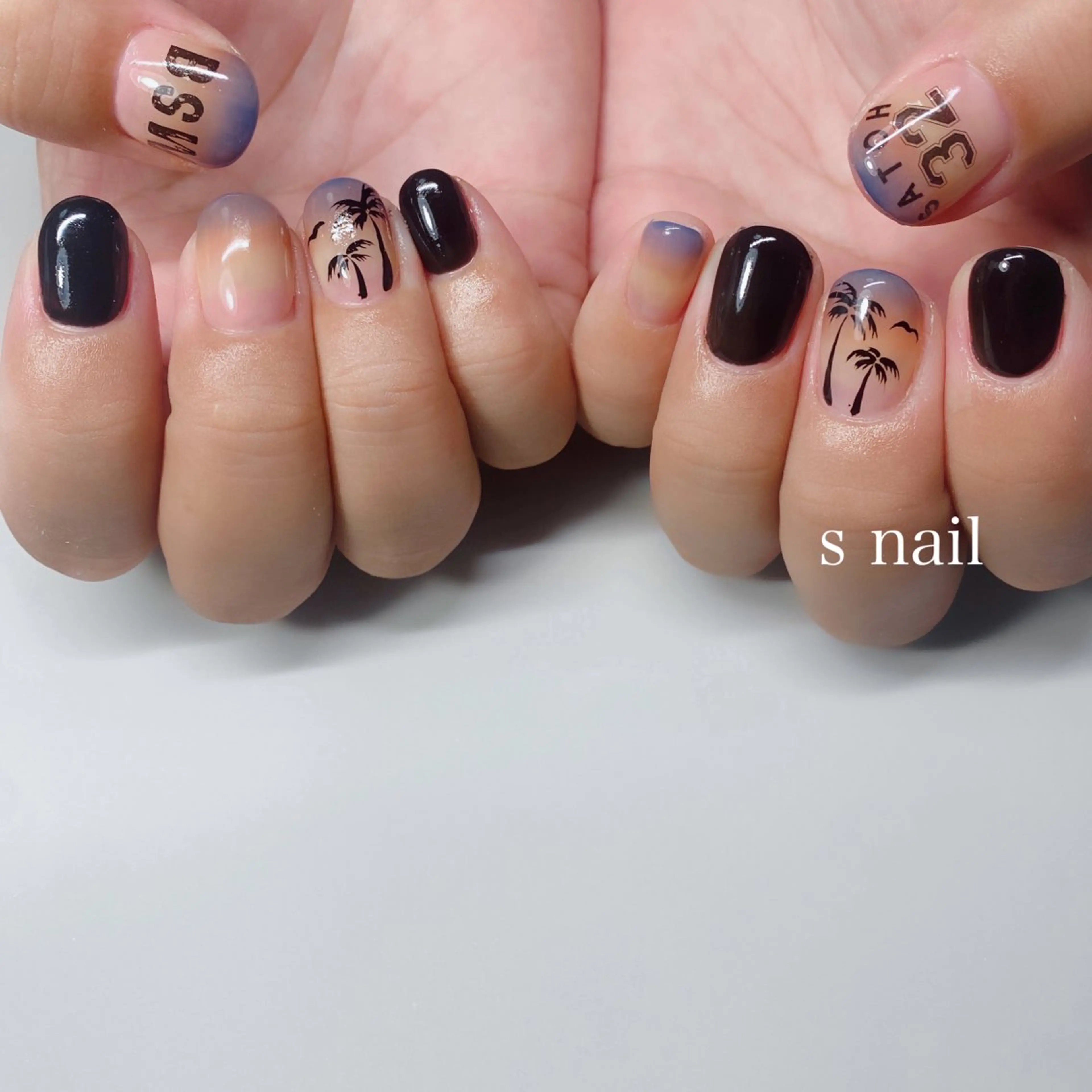 ネイル アートネイル ハンドネイル s nail さとよしみゆきのネイルデザイン