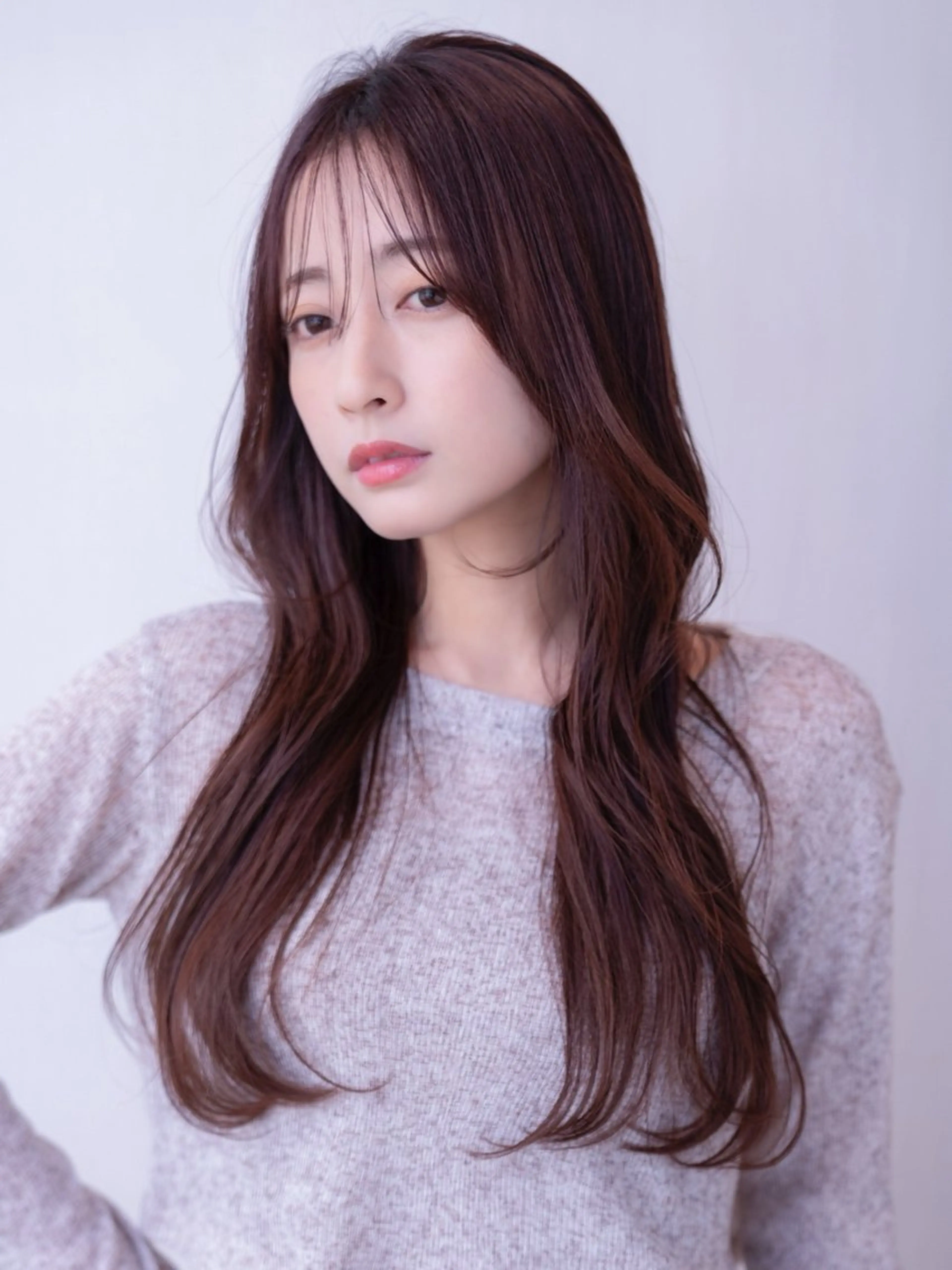 ミディアム カラー カット ヘアカラー トリートメント 🉐レイヤー/塩見 弘樹🉐渋谷のヘアスタイル