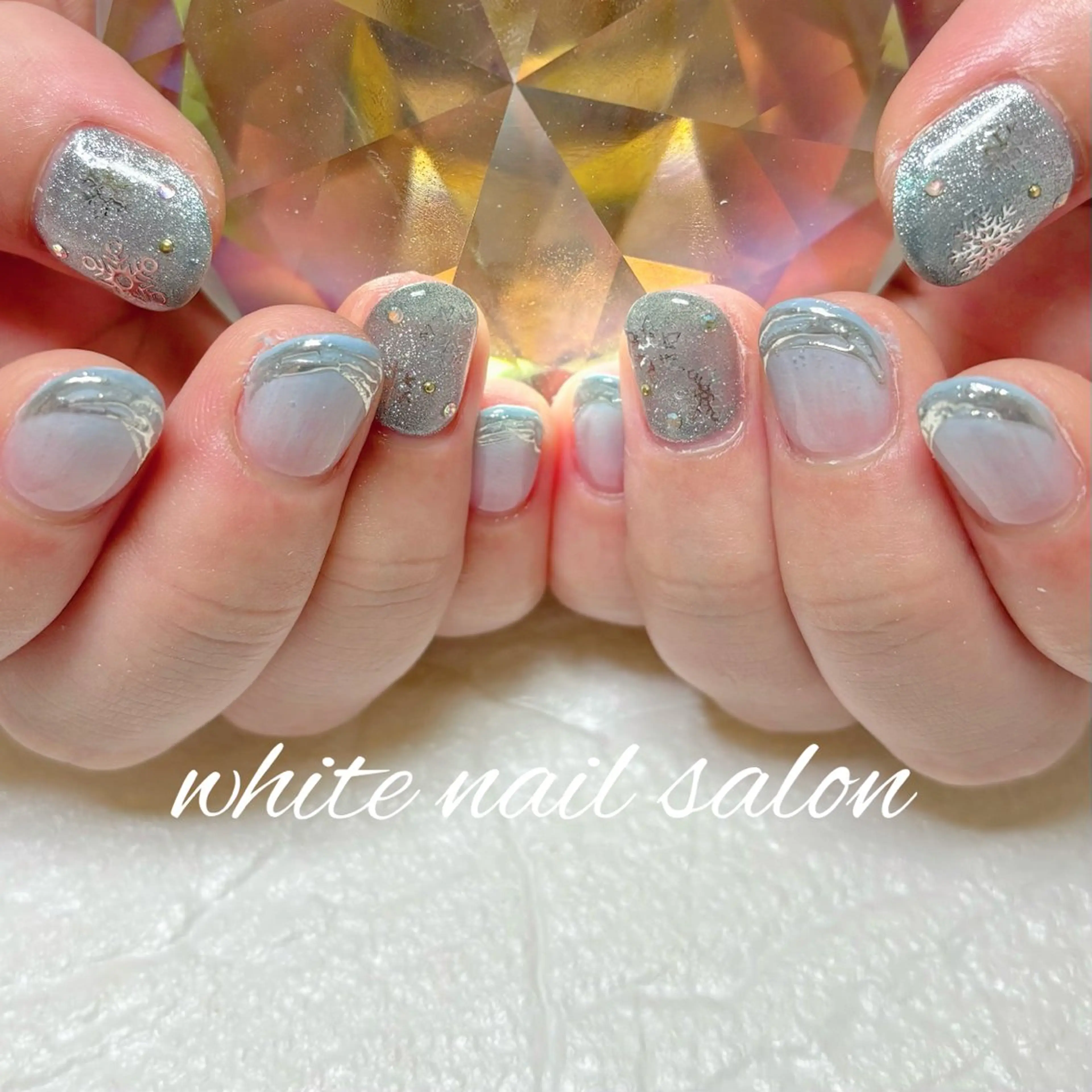 ネイル フットネイル ハンドネイル white nail salonのネイルデザイン