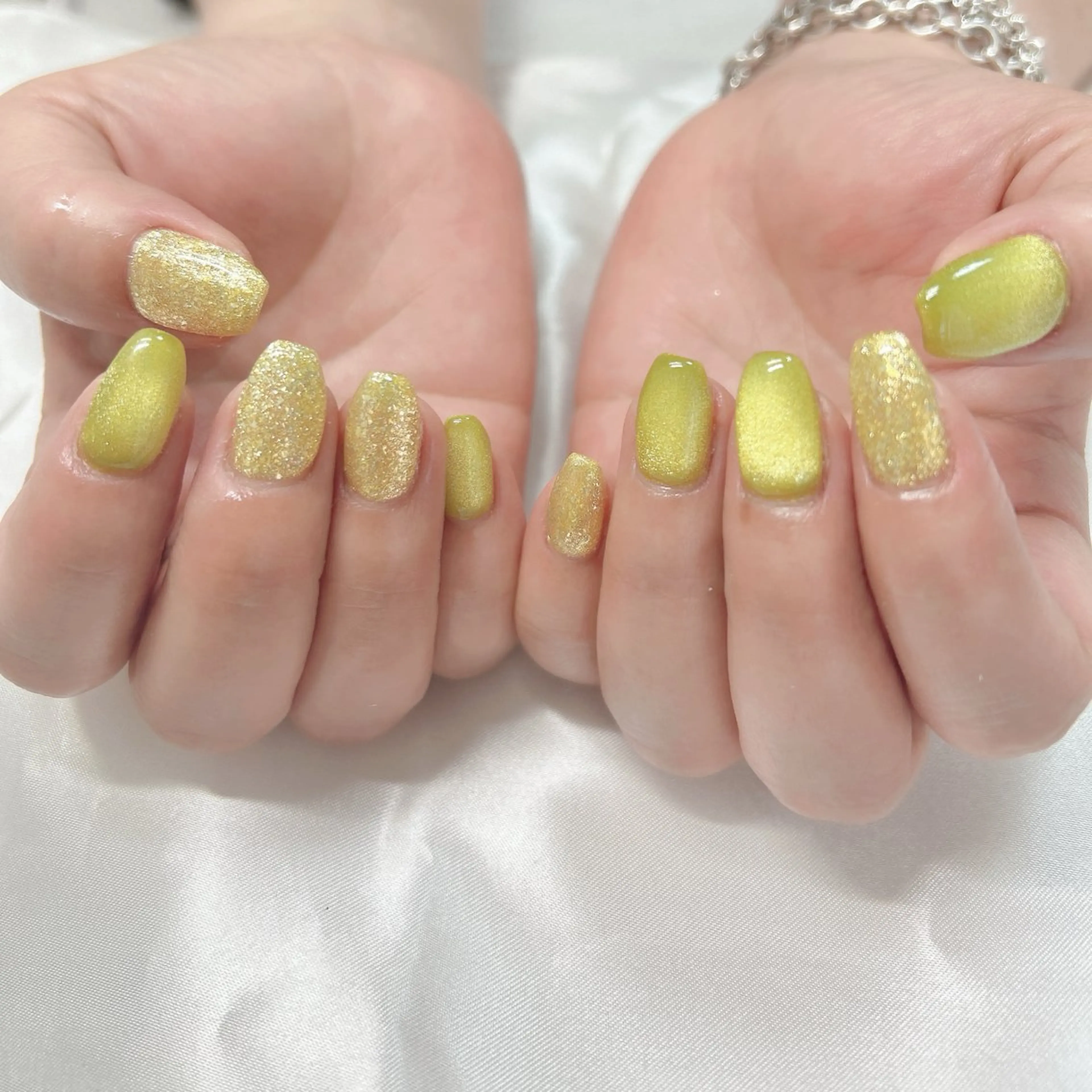 ネイル マグネットネイル ワンカラーネイル nail salon angeのネイルデザイン