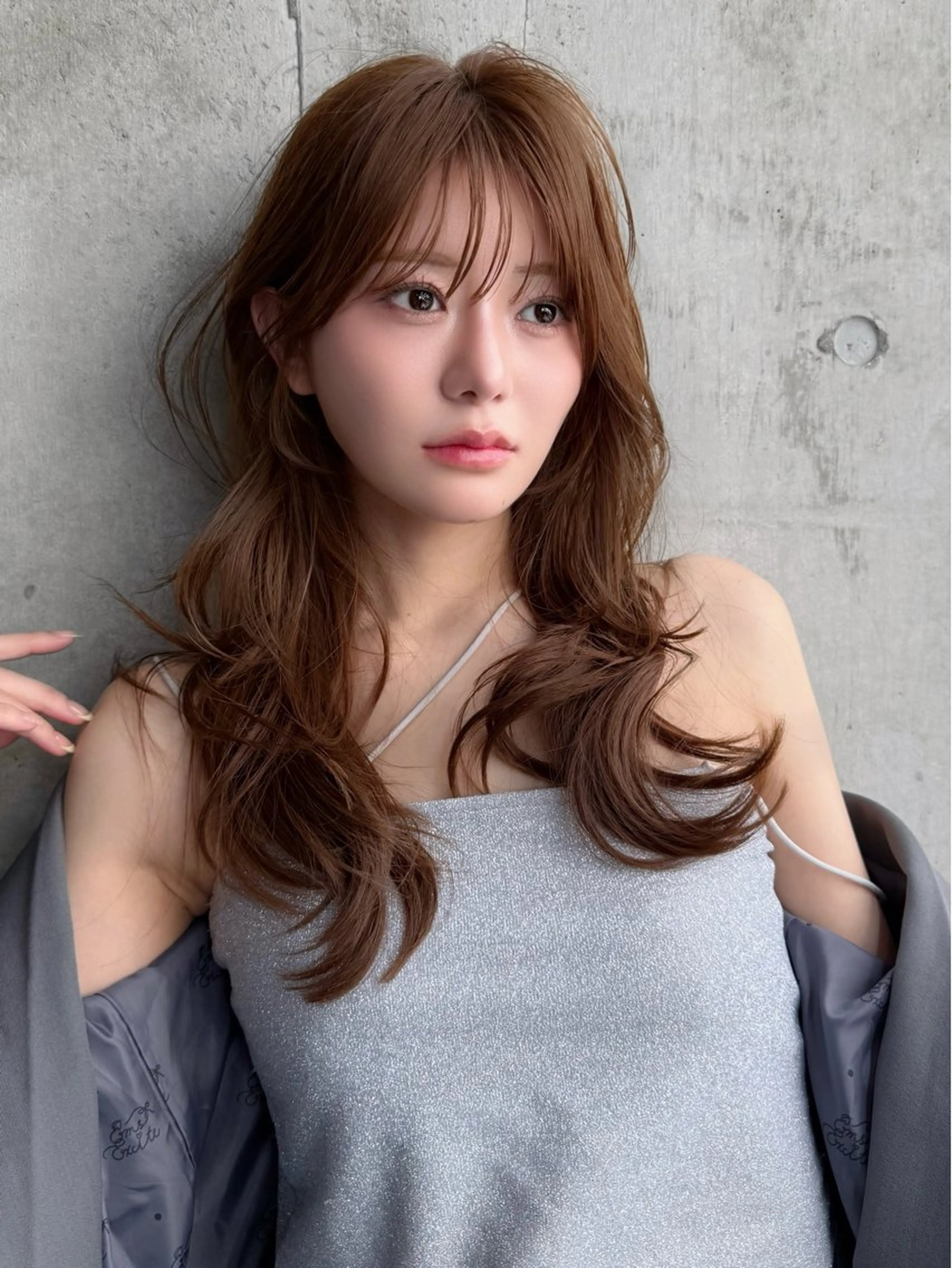 ロング レイヤーカット KURO/韓国ヘア /レイヤーカットのヘアスタイル