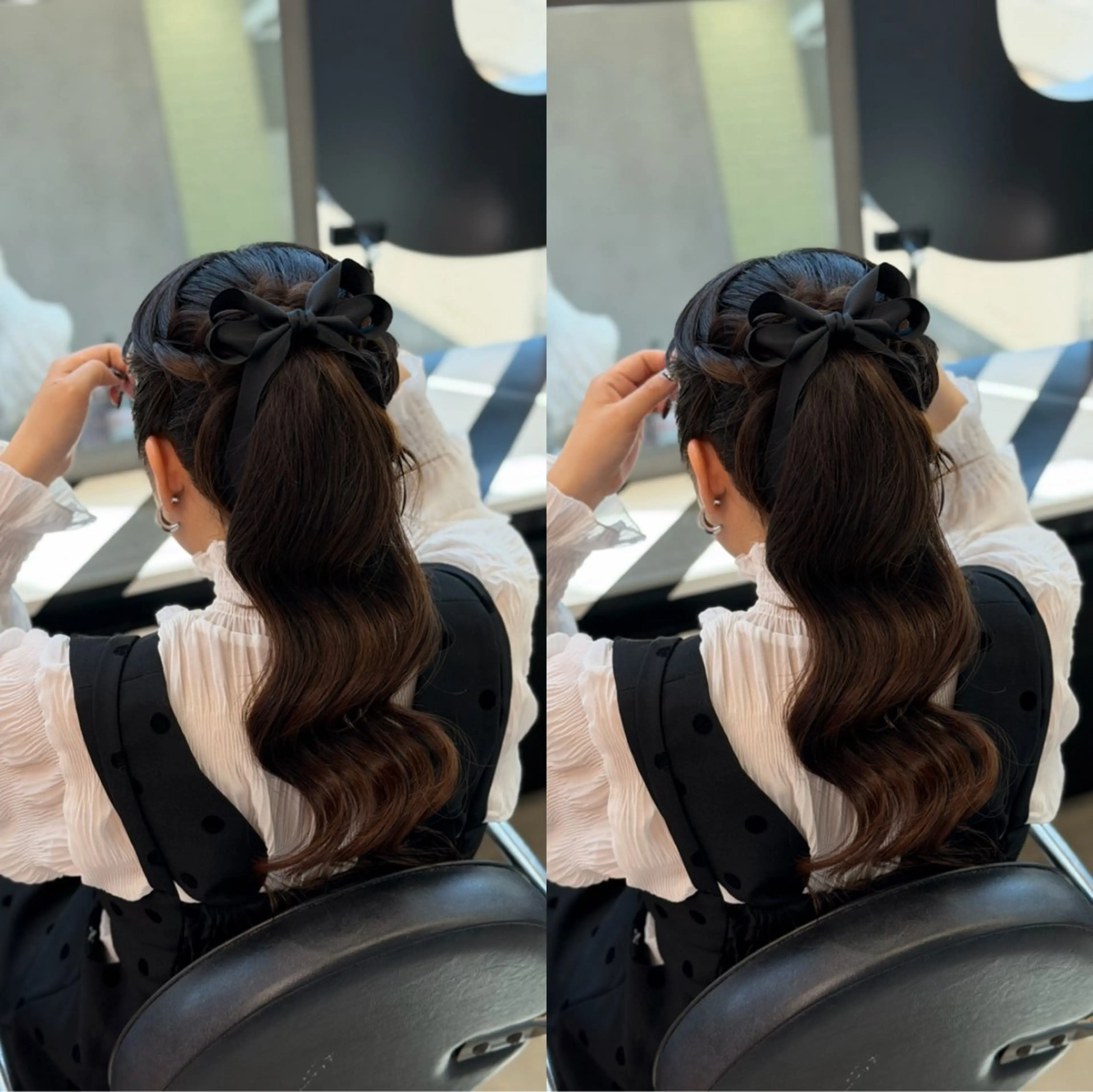 ロング ヘアアレンジ ヘアセット 梅田茶屋町ヘアセット 🎀RIONA🎀のヘアスタイル