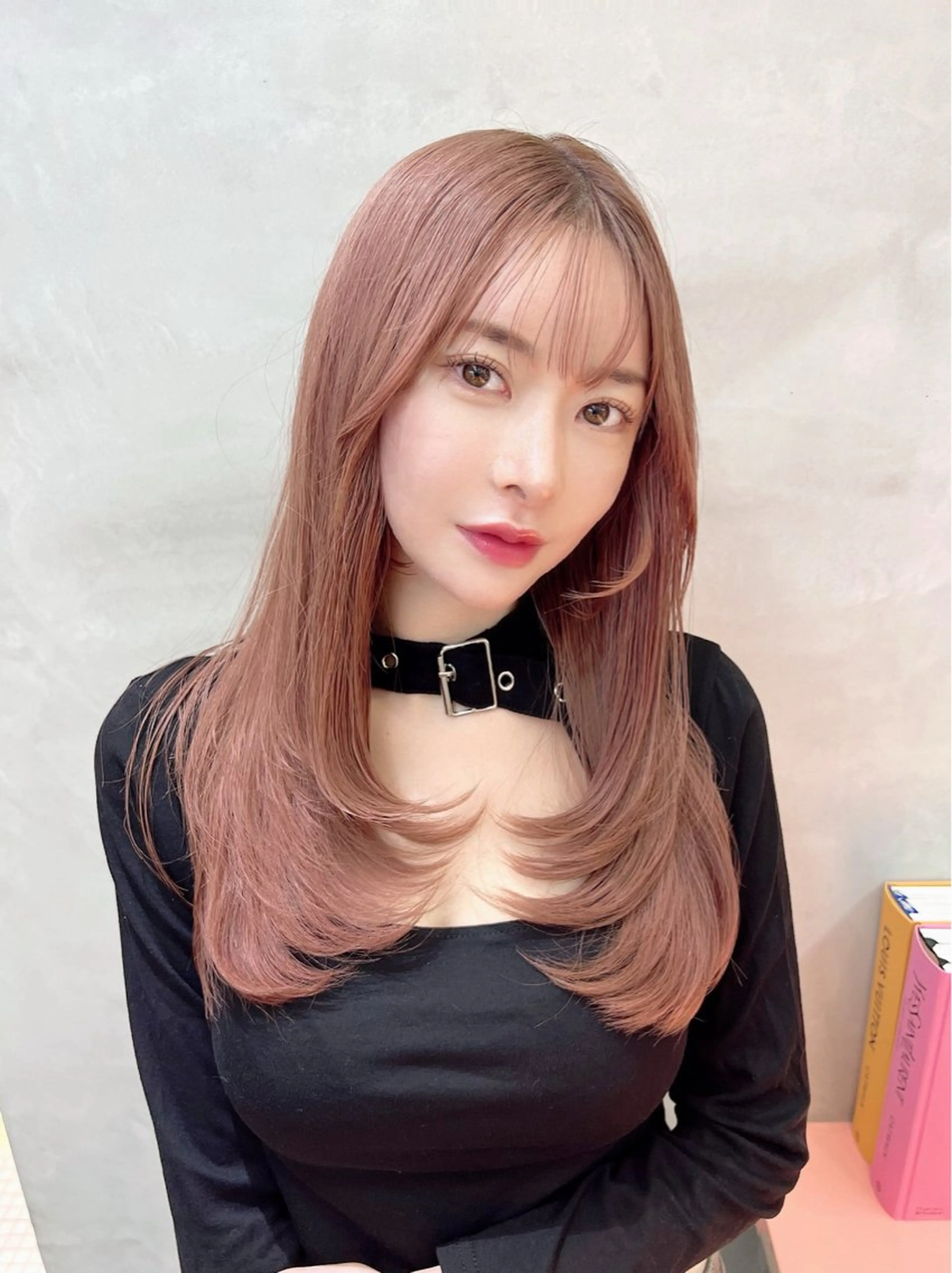 ロング カラー カット ヘアカラー トリートメント レイヤーカット /透明感カラー西田のヘアスタイル