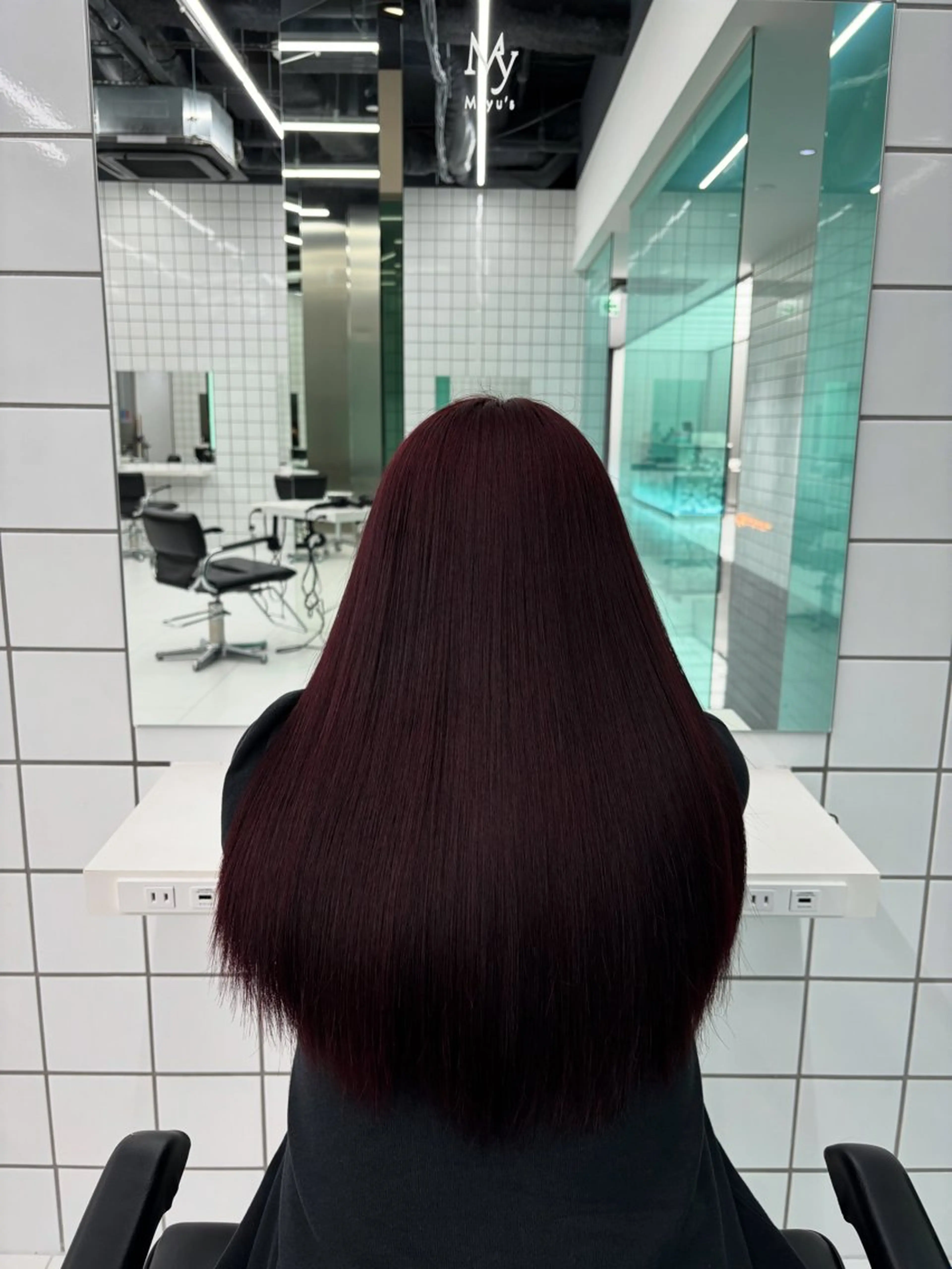 セミロング ピンクブラウン ヘアカラー トリートメント 渋谷ブリーチカラー/ デザインカラー/優希のヘアスタイル