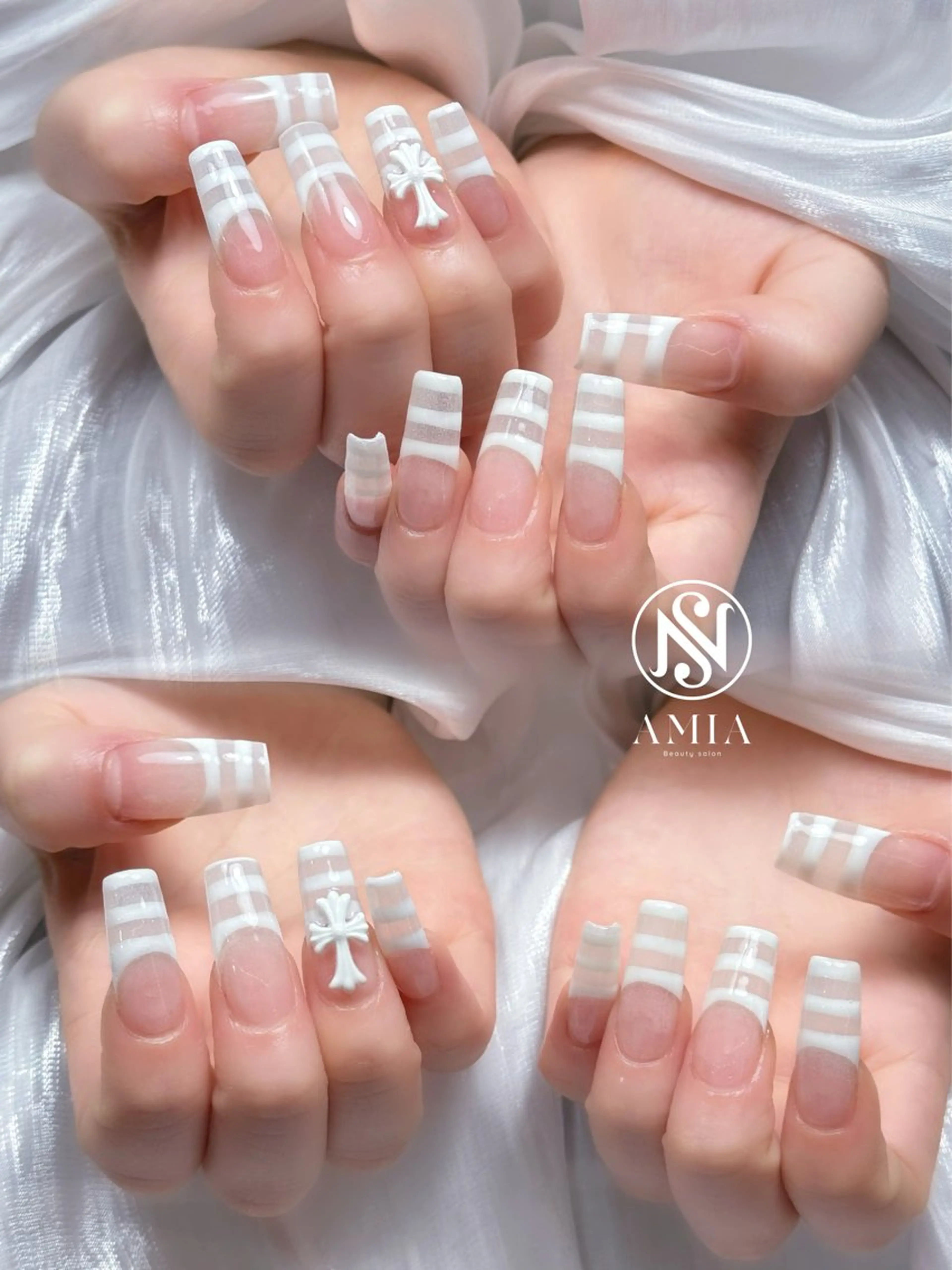 ロング ハンドネイル AMIA BEAUTY SALON所属・🌟AMIA BEAUTY🌟のネイルデザイン