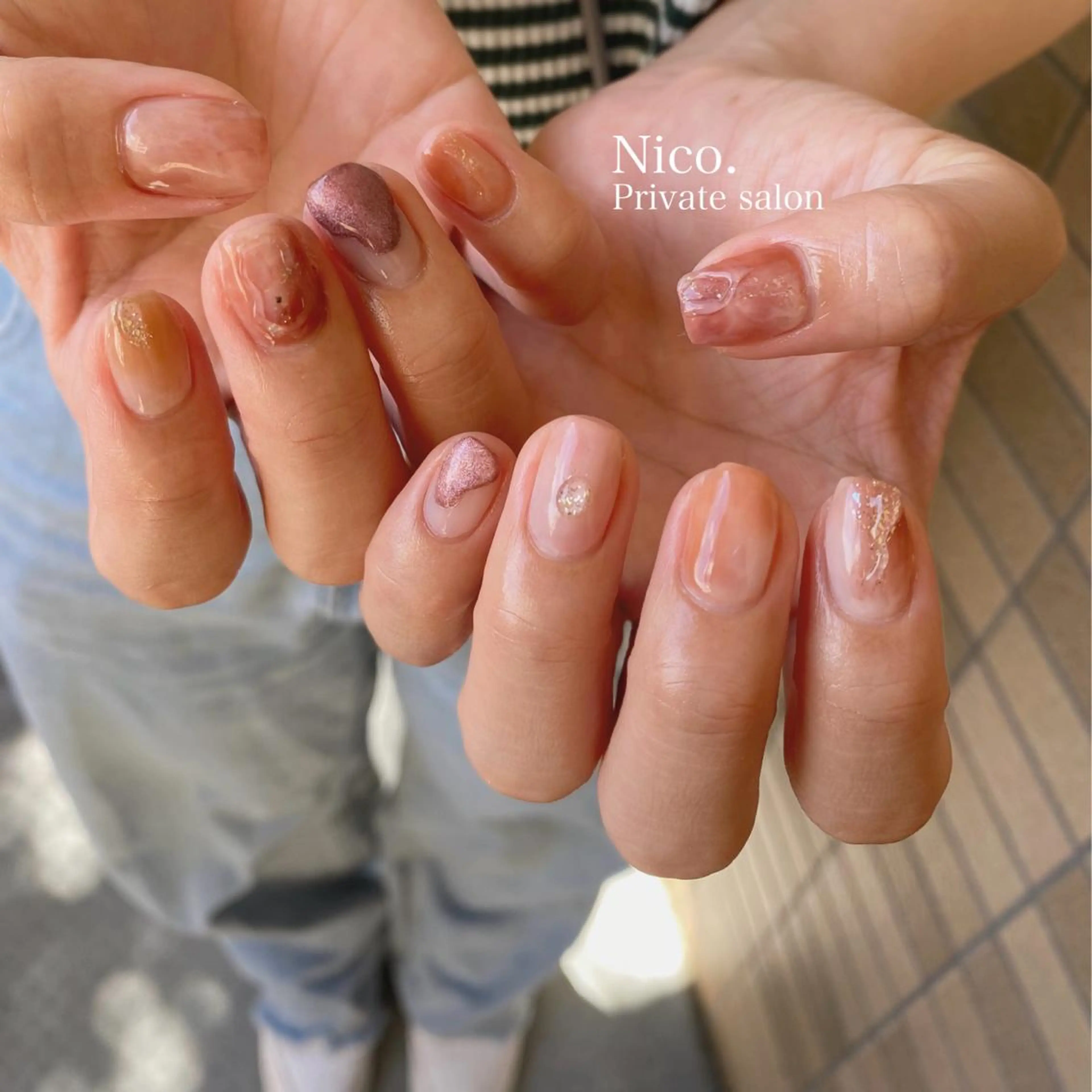 ネイル ニュアンスネイル Nail Salon Nicoのネイルデザイン