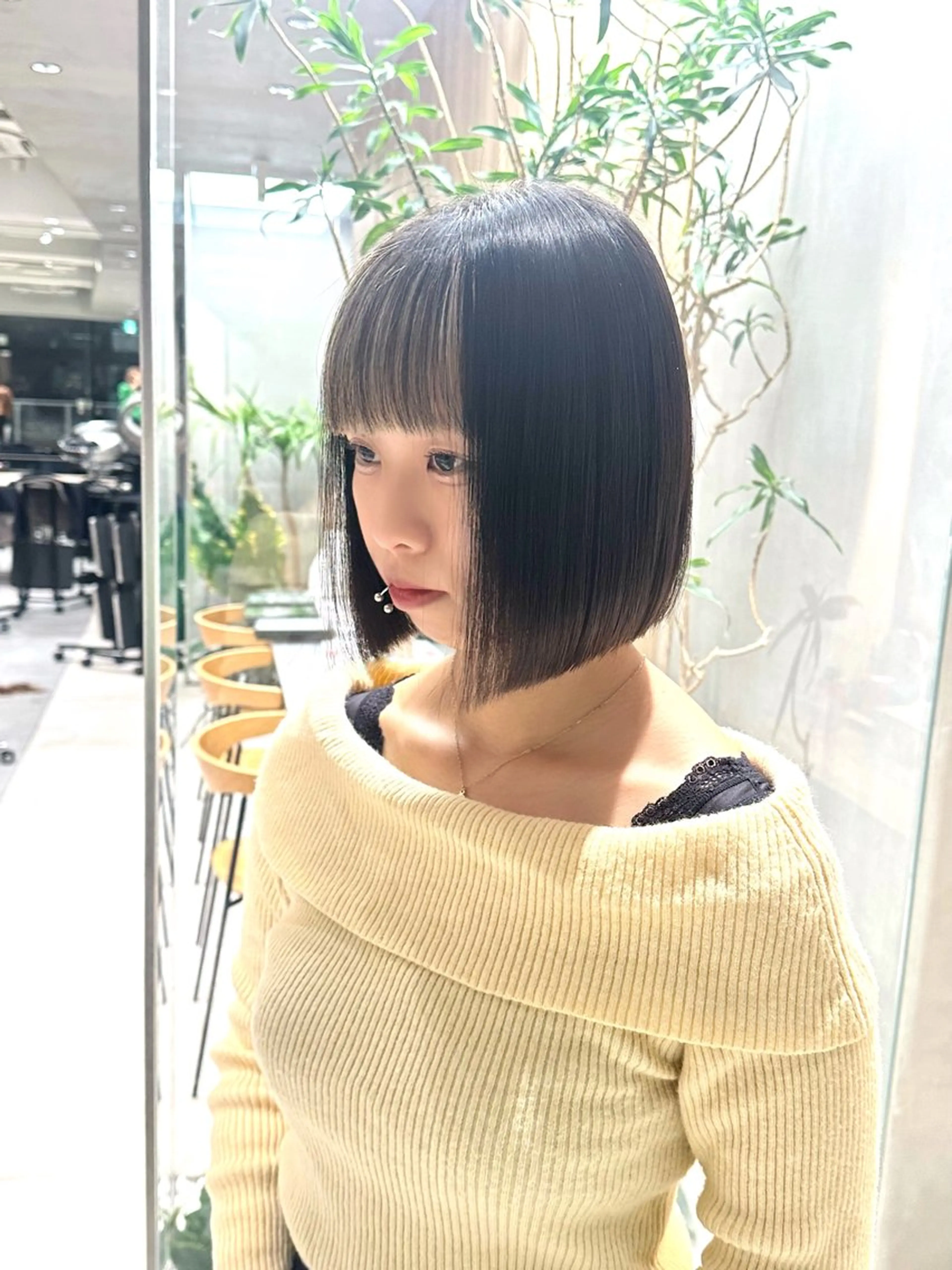 ✨髪質改善酸性ストレート✨地毛風で収まりツヤ手触りどれをとってもバッチリ💯の写真