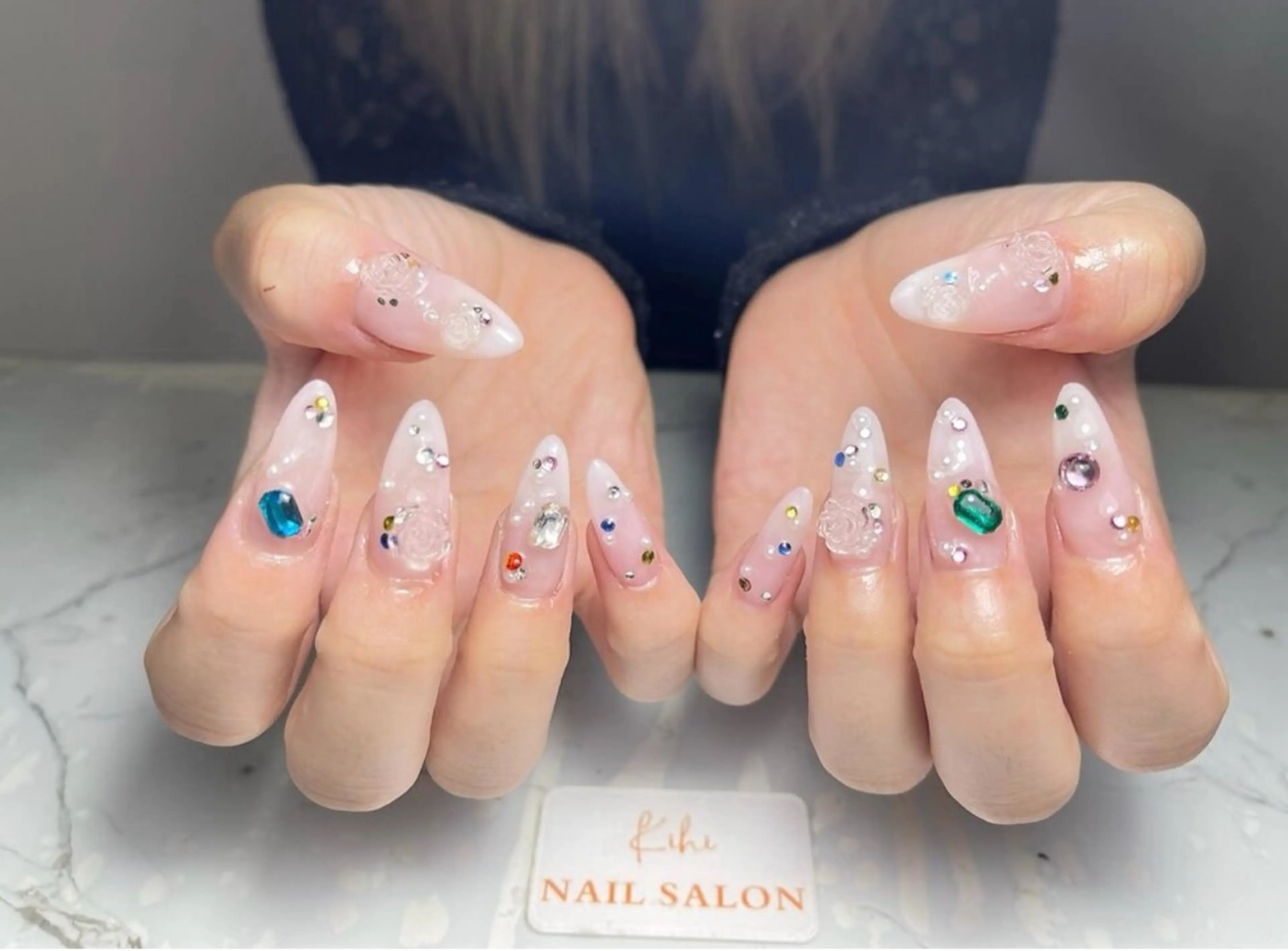 ネイル アートネイル フレンチネイル ジェルネイル グラデーション 韓国ネイル Nail Salon kihi大塚店のネイルデザイン