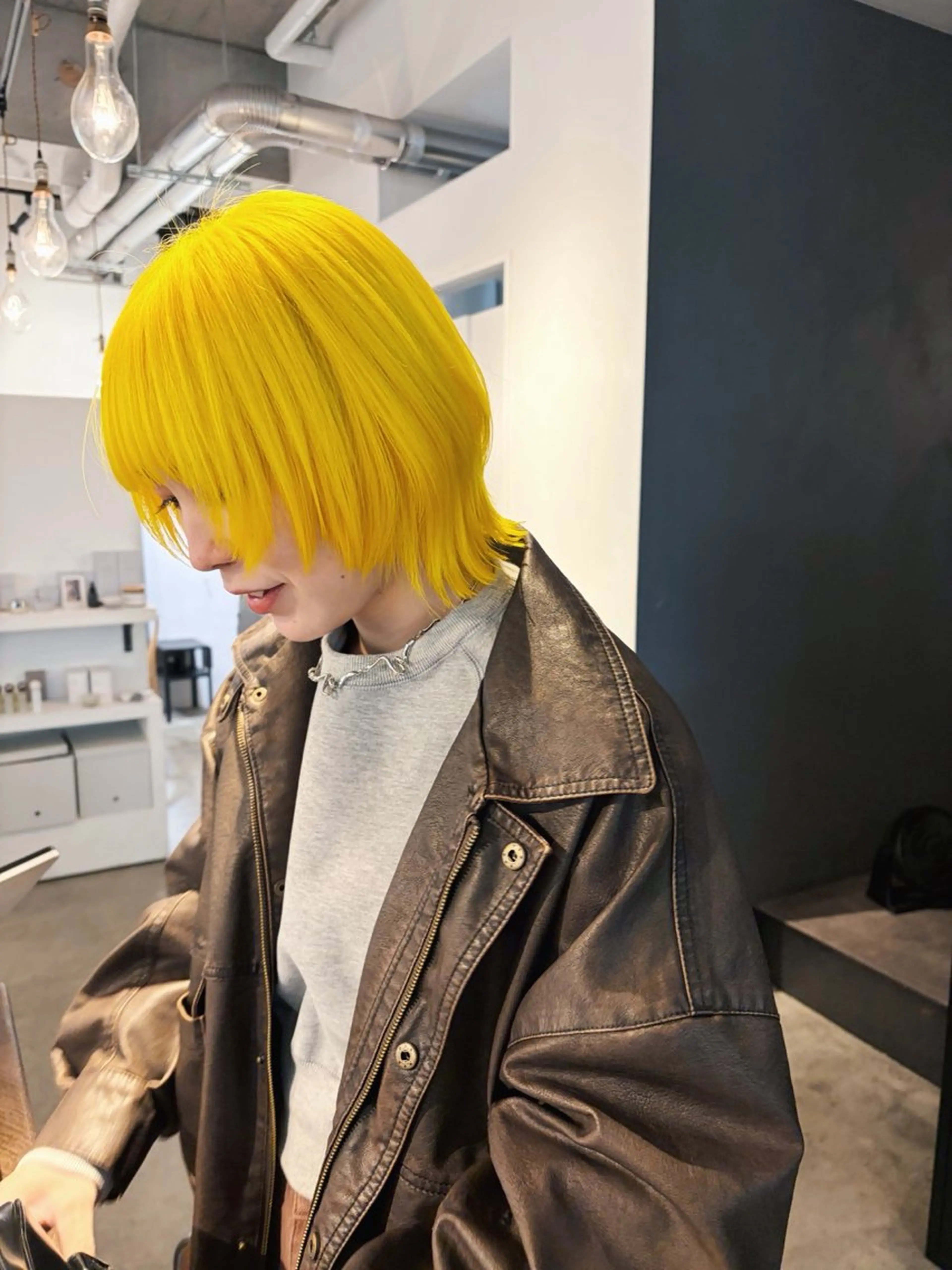 ミディアム ウルフカット 高円寺 utuwa🌟まなみのヘアスタイル