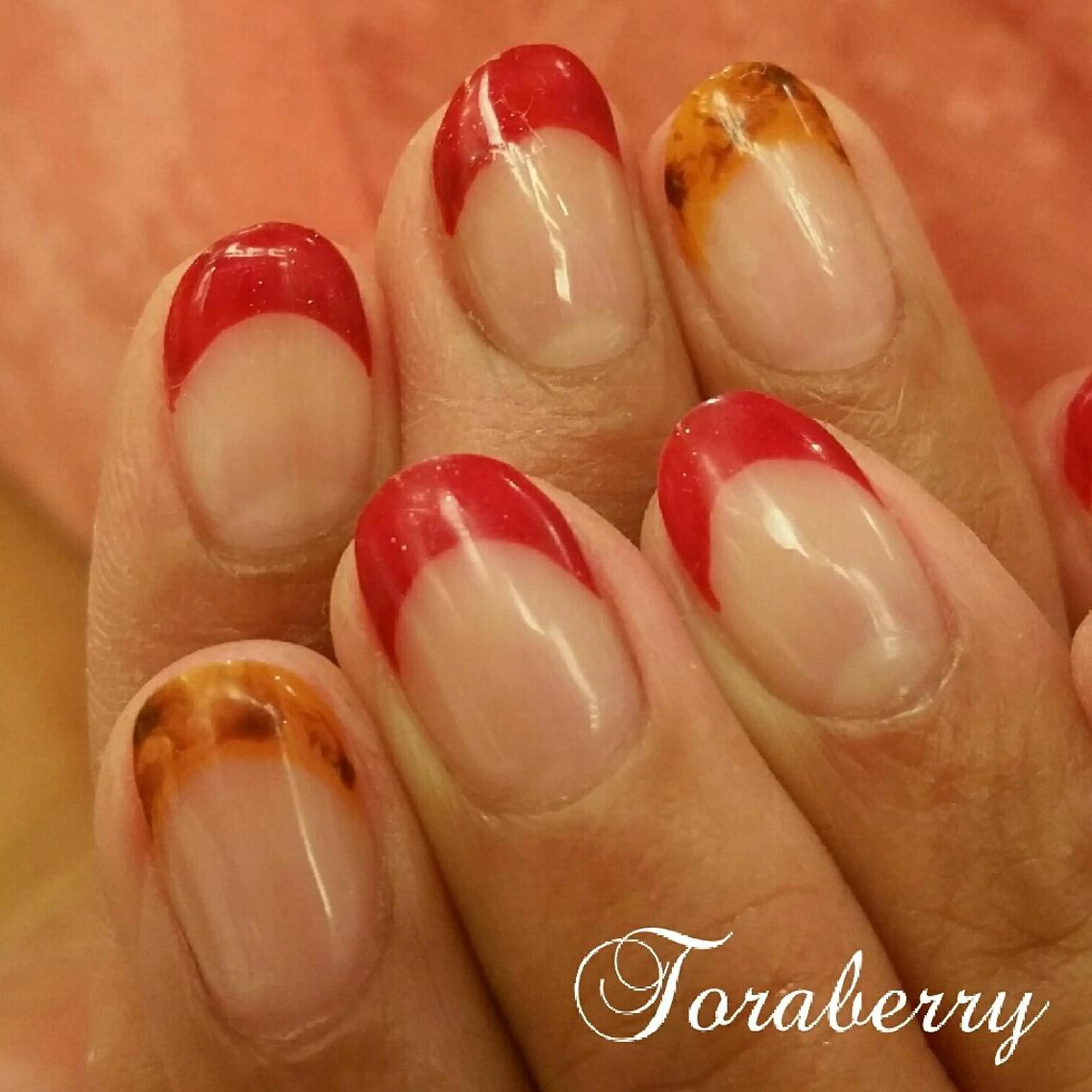 ネイル べっ甲ネイル ネイリスト なつみのネイルデザイン