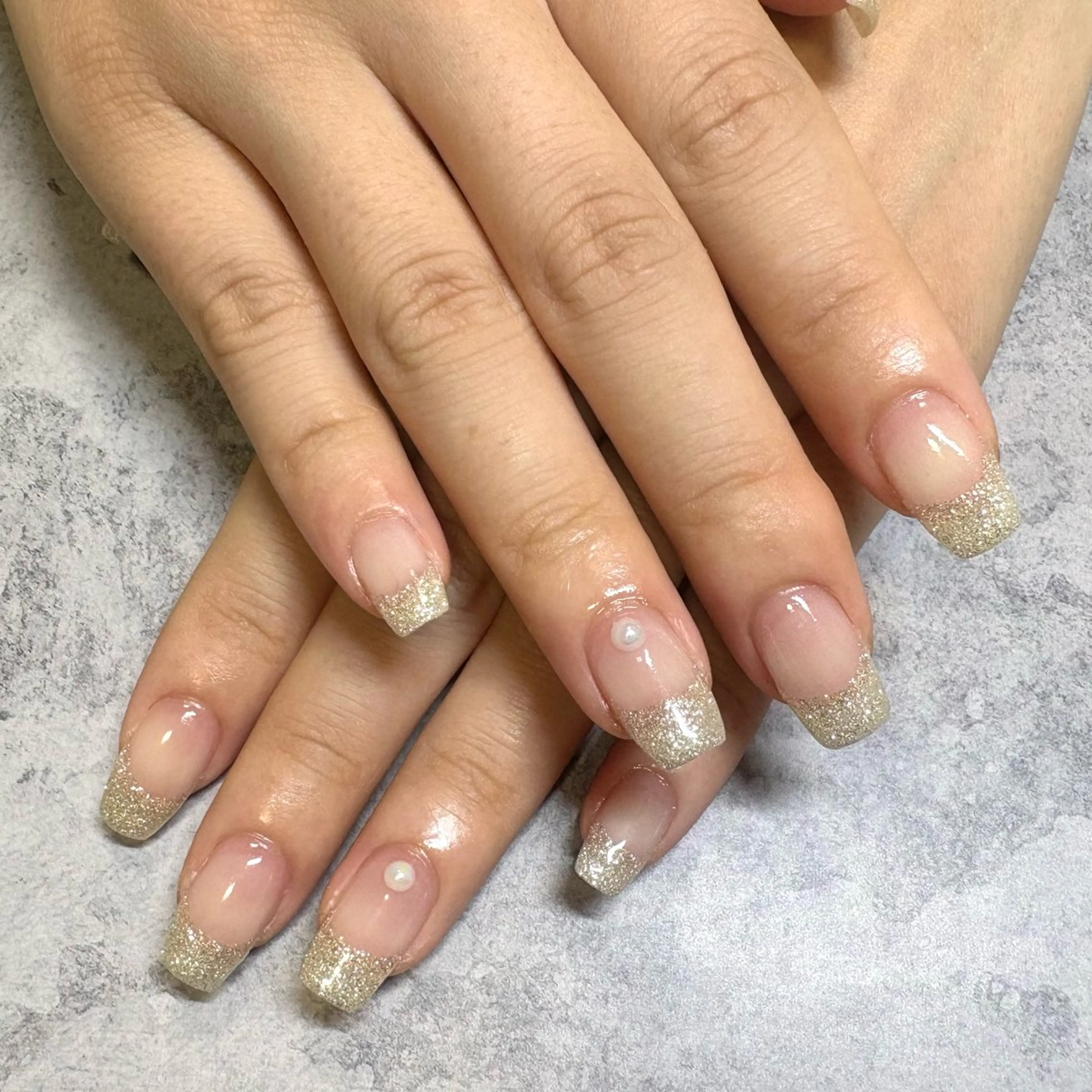 【オフあり】カラーグラデーション/フレンチ🌈🪽の写真