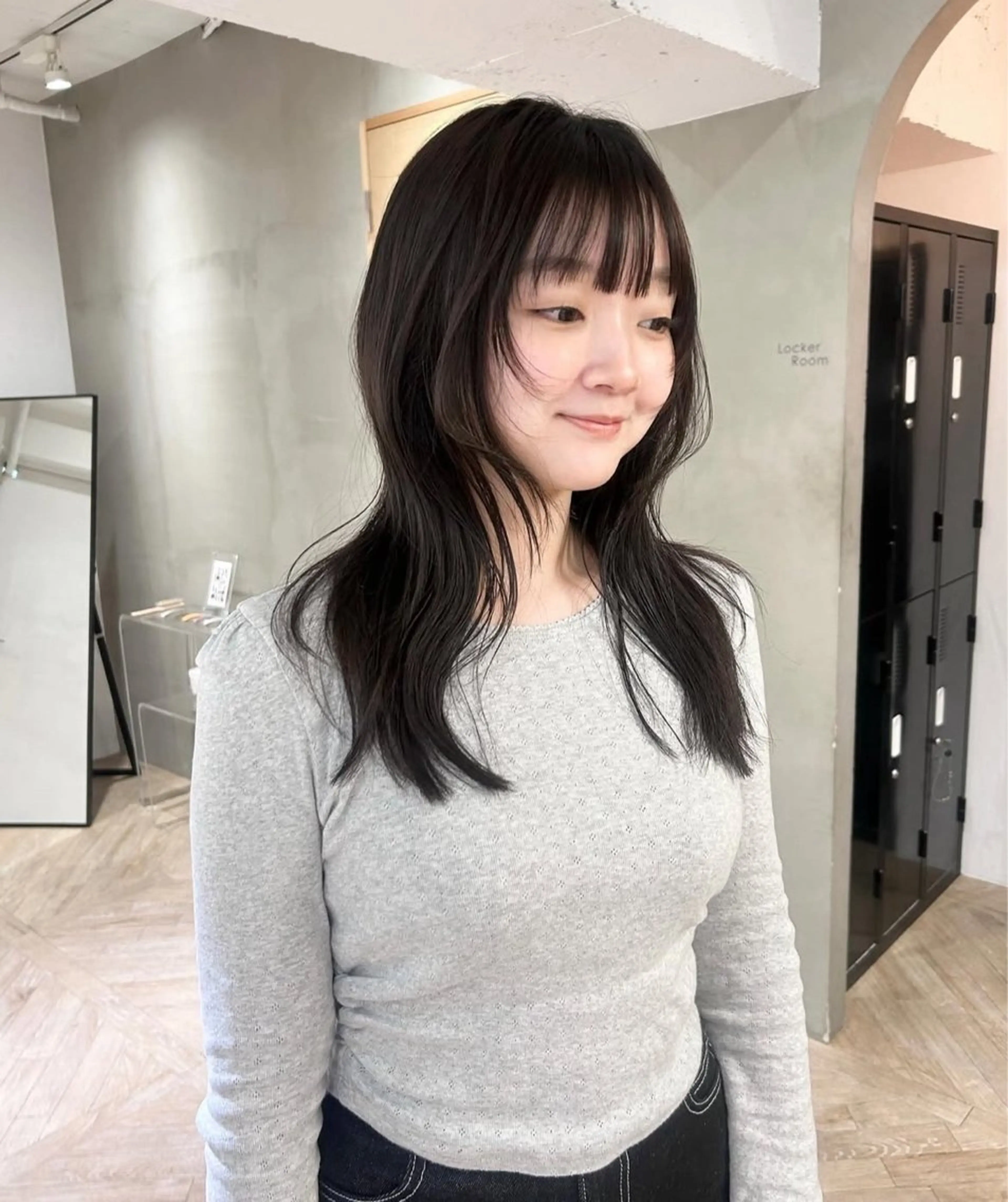 ロング カラー レイヤーカット🍏 パーマ/ののかのヘアスタイル