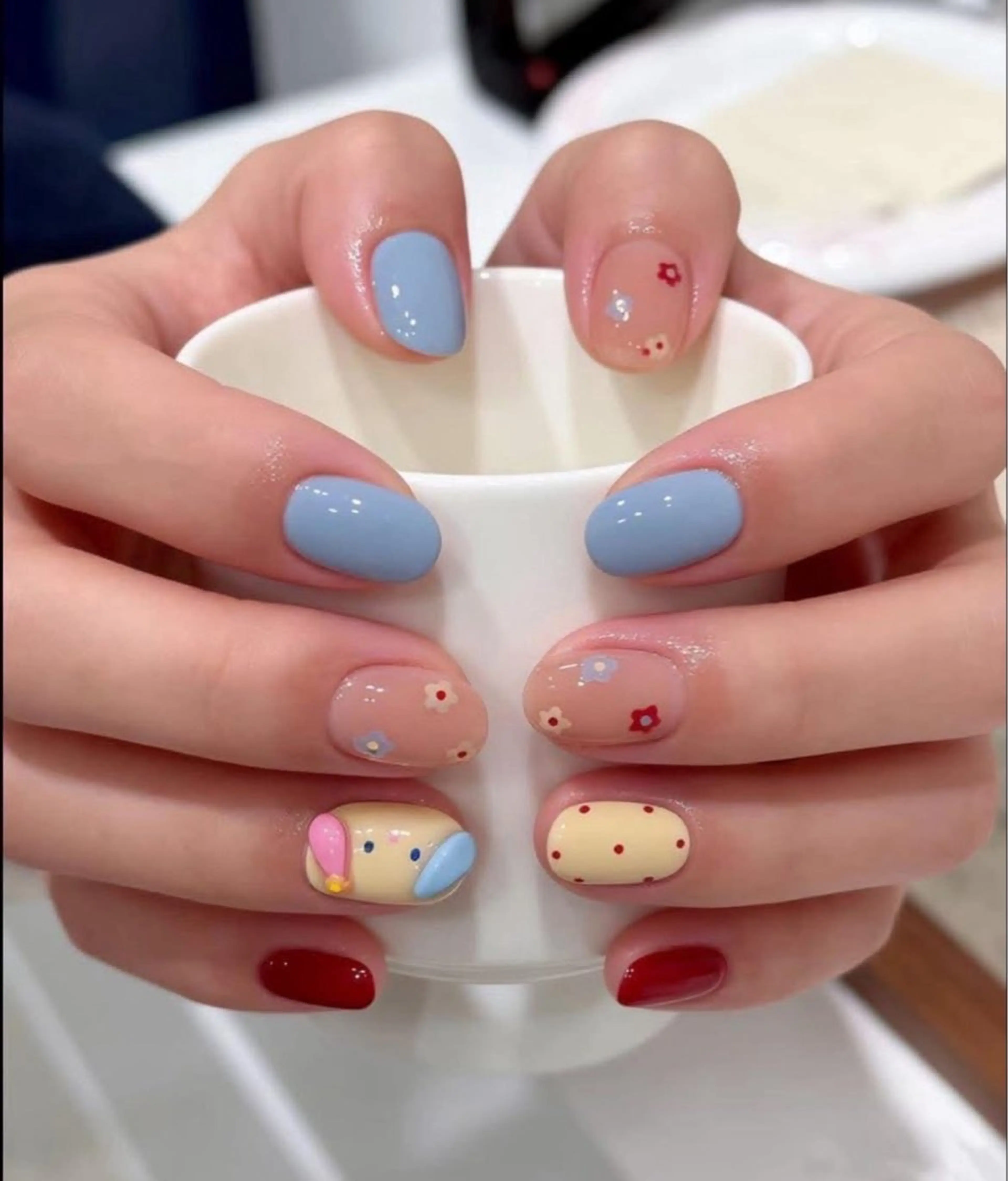 ネイル シンプルネイル MEO MEO NAIL  守山のネイルデザイン