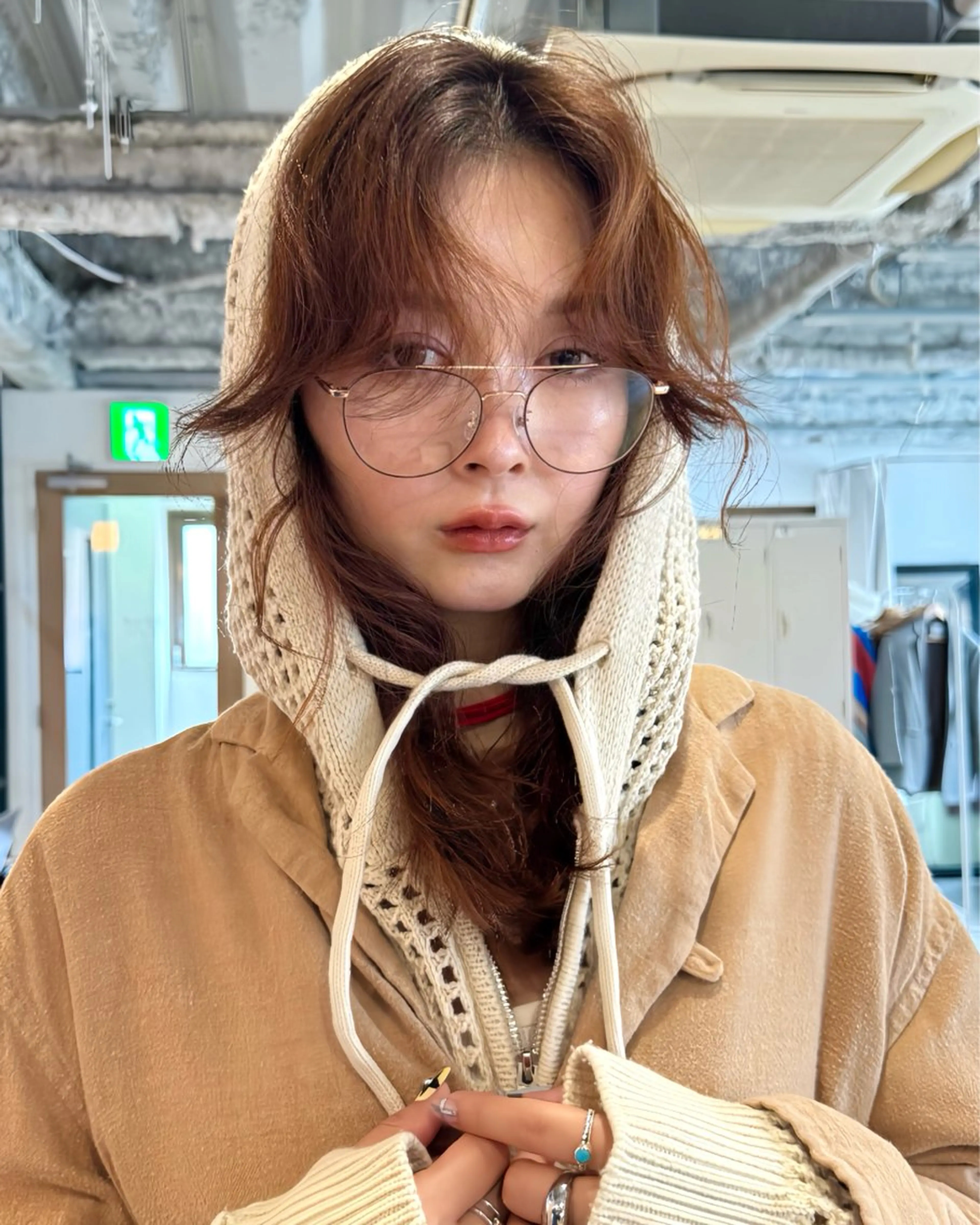 ミディアム カラー パーマ ミディアムパーマ ブラウンカラー カット ヘアカラー パーマ トリートメント パーマ/パーマ落とし 【Kouta】のヘアスタイル