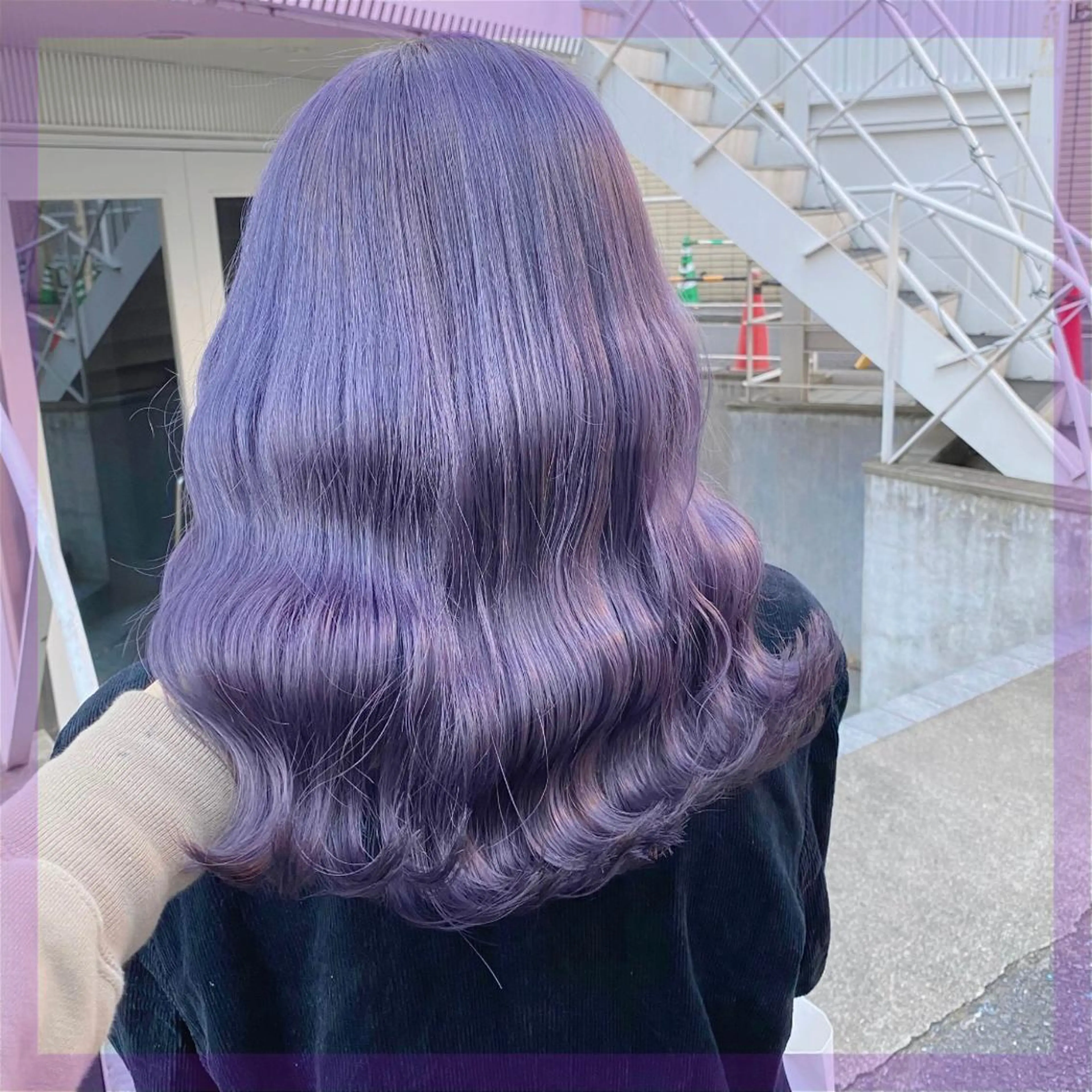 ミディアム カラー ヘアアレンジ マツエク・マツパ ハイトーン美容師 MASATOのヘアスタイル