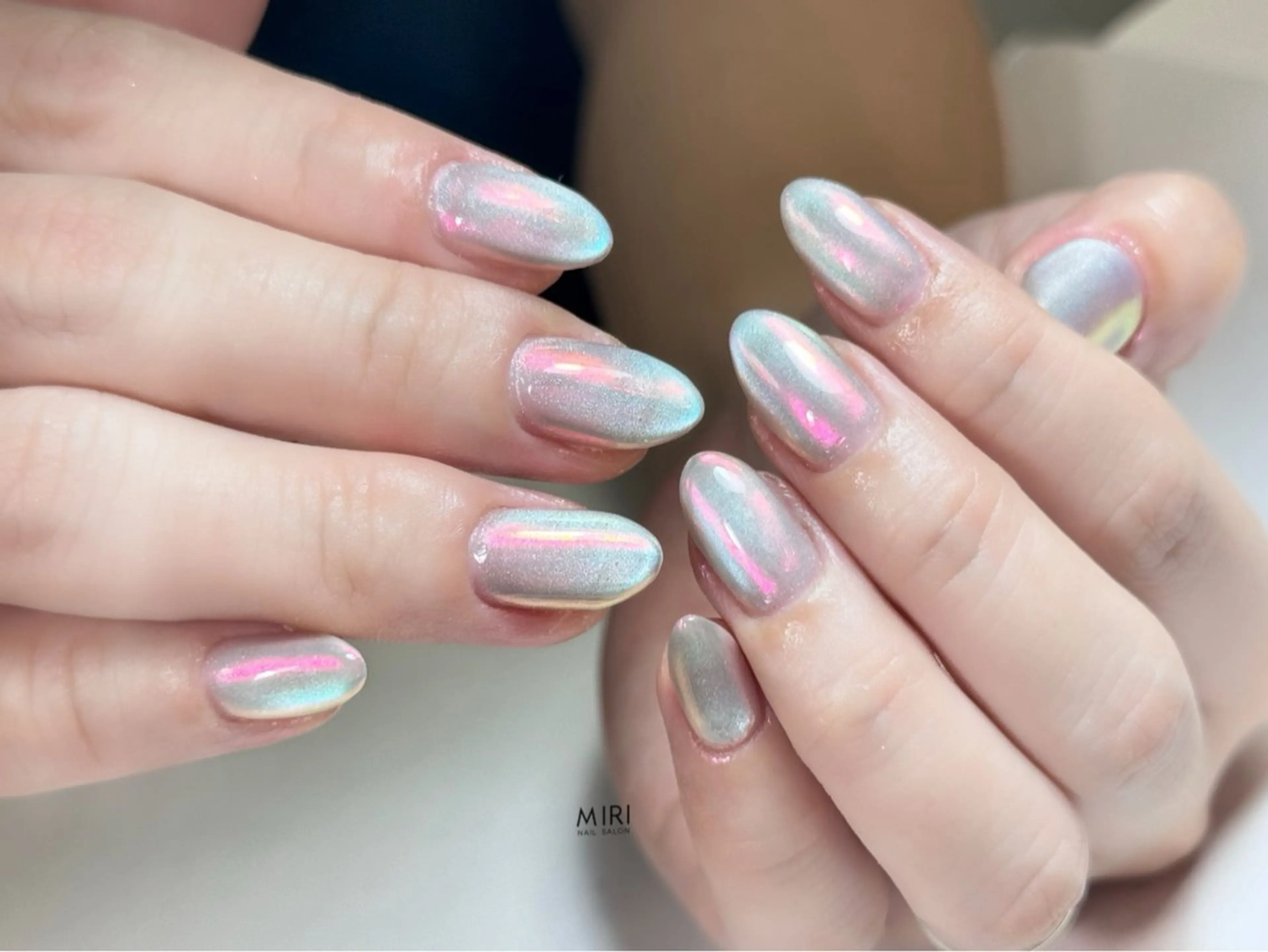 ネイル マグネットネイル ミラーネイル ミラーマグ Miri nail salonのネイルデザイン