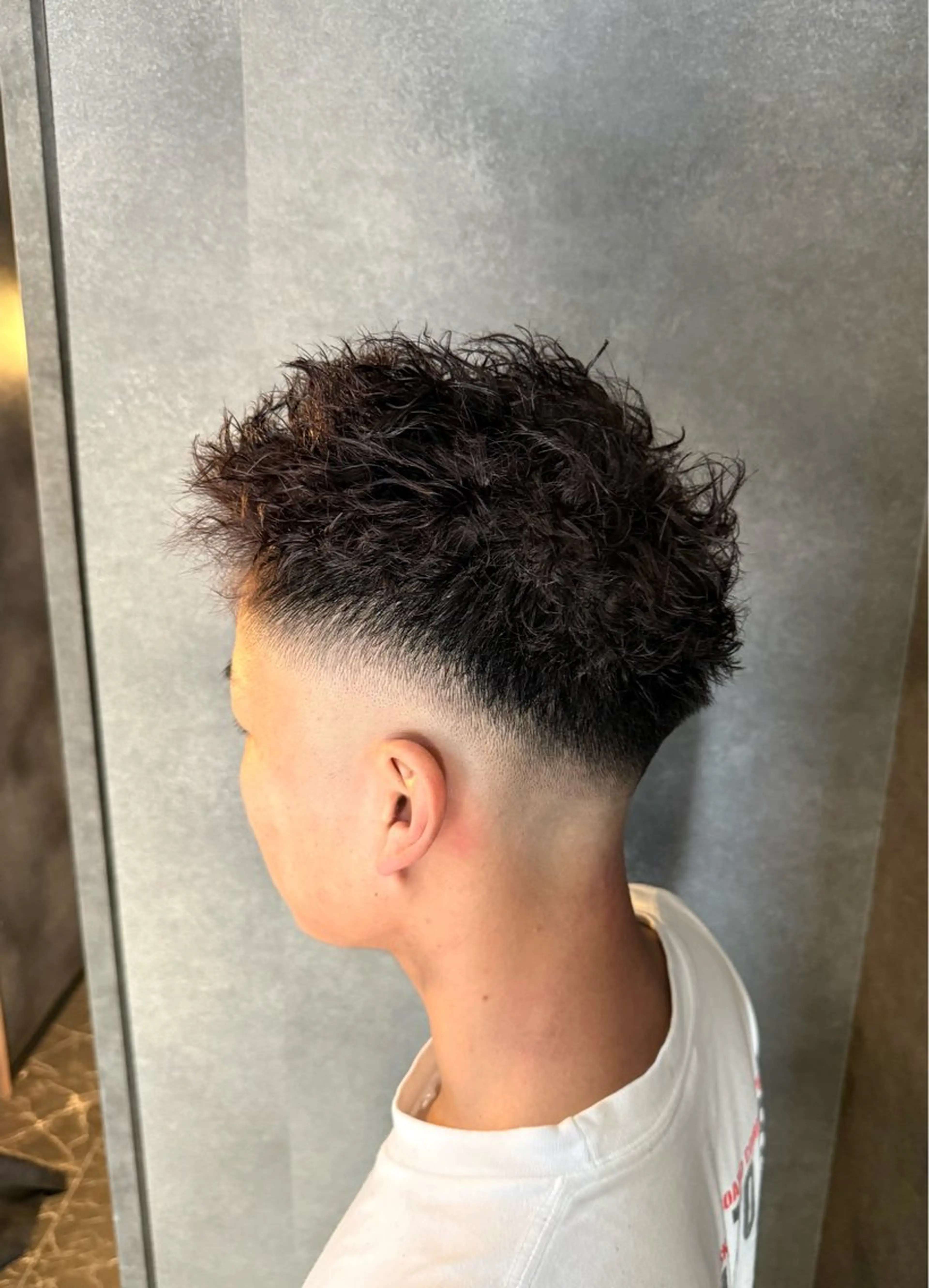 ショート カット パーマ メンズ特化 前橋のヘアスタイル