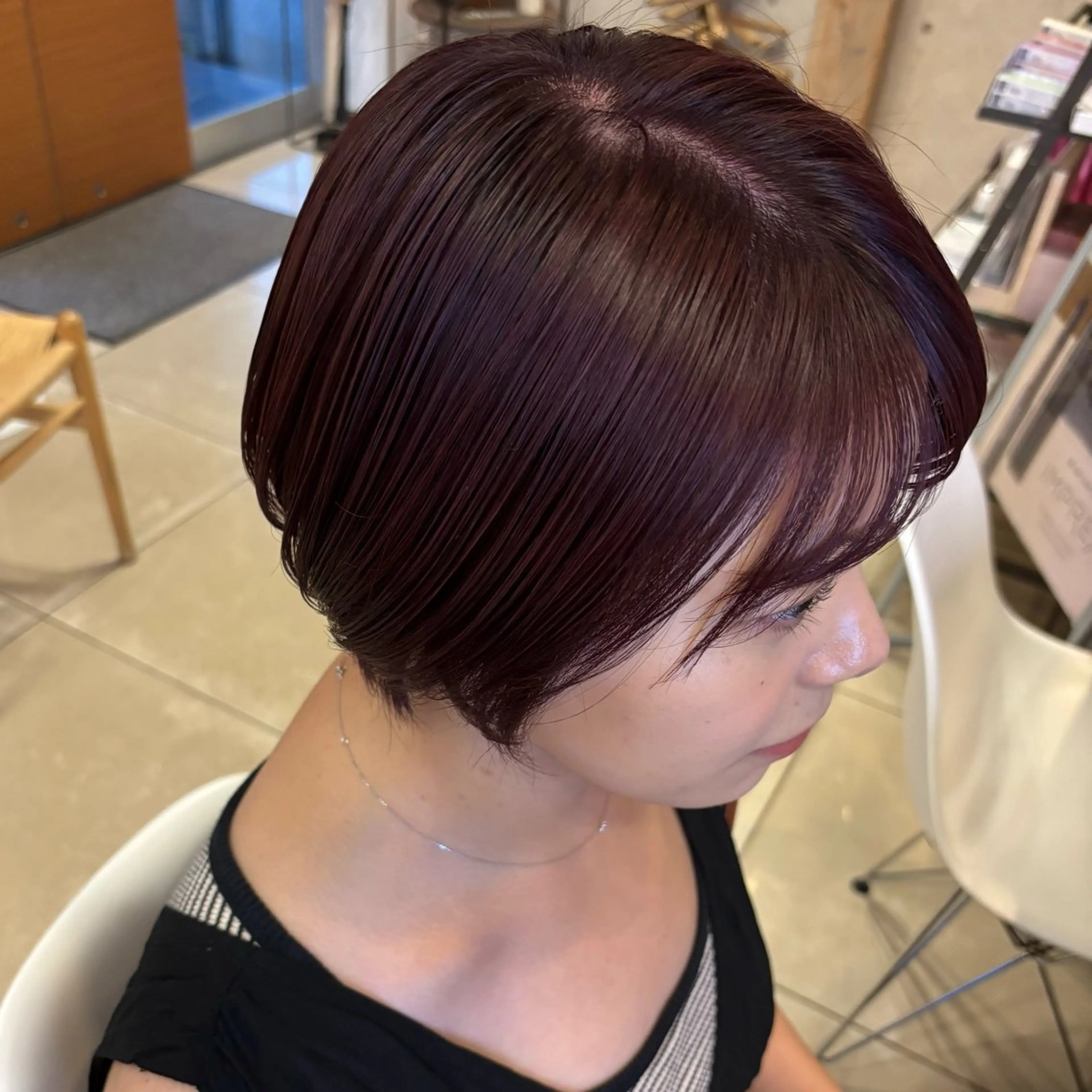 カラー 心美/ブリーチなし 透明感カラーのヘアスタイル