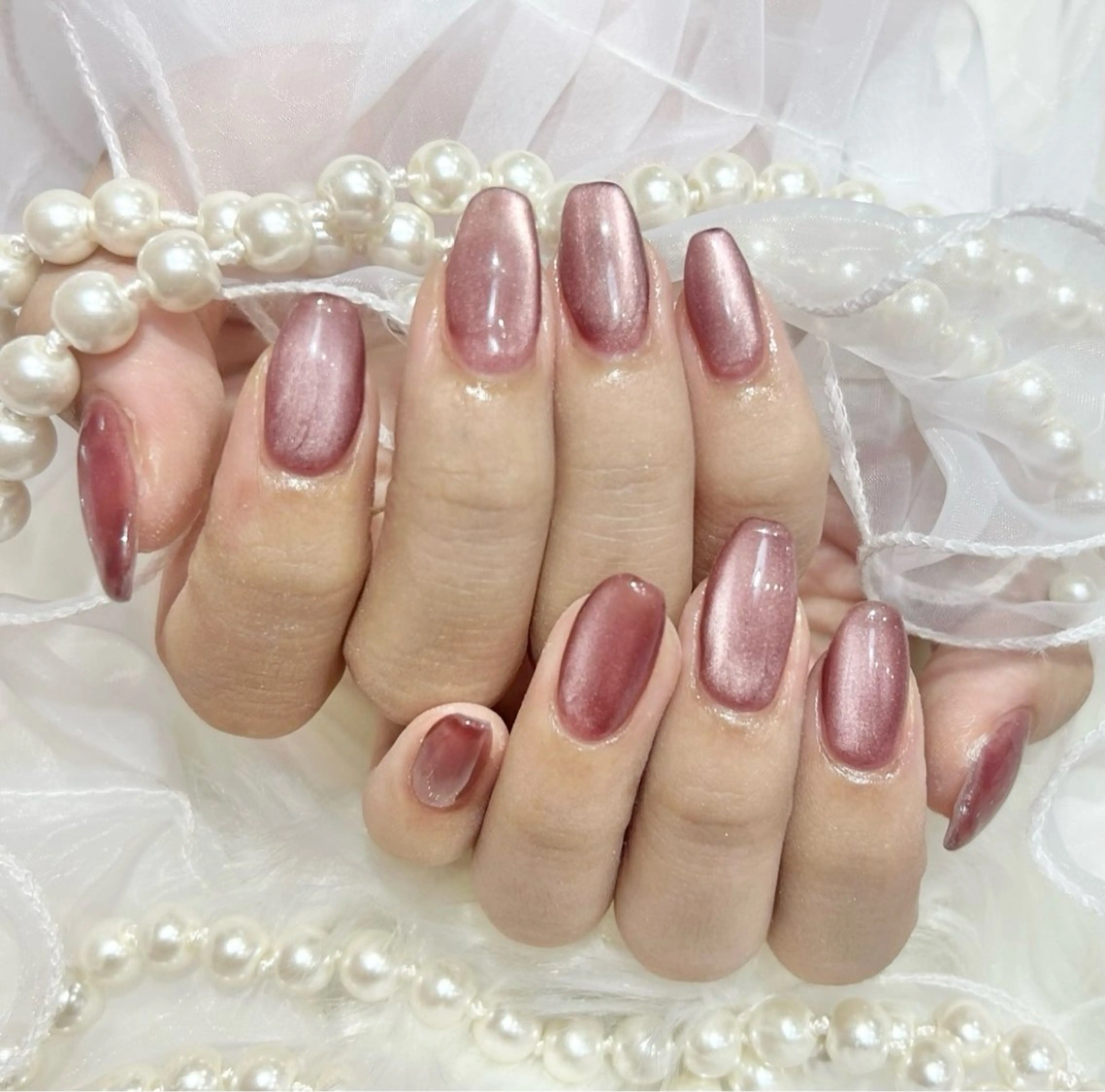 ネイル マグネットネイル ハンドネイル WISTERIA ayumiのネイルデザイン