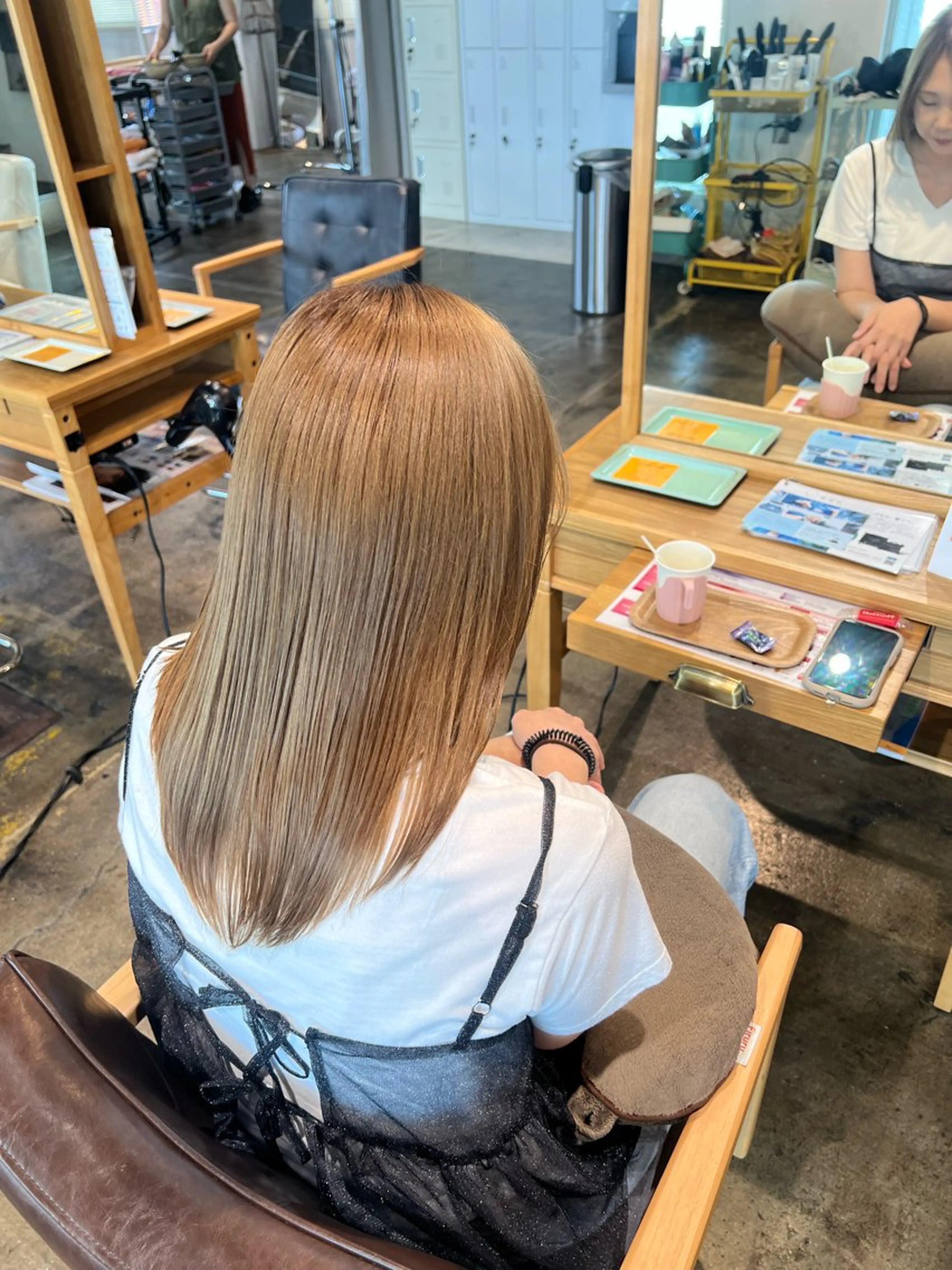 カラー くまざき　なな /メンズモデル募集のヘアスタイル