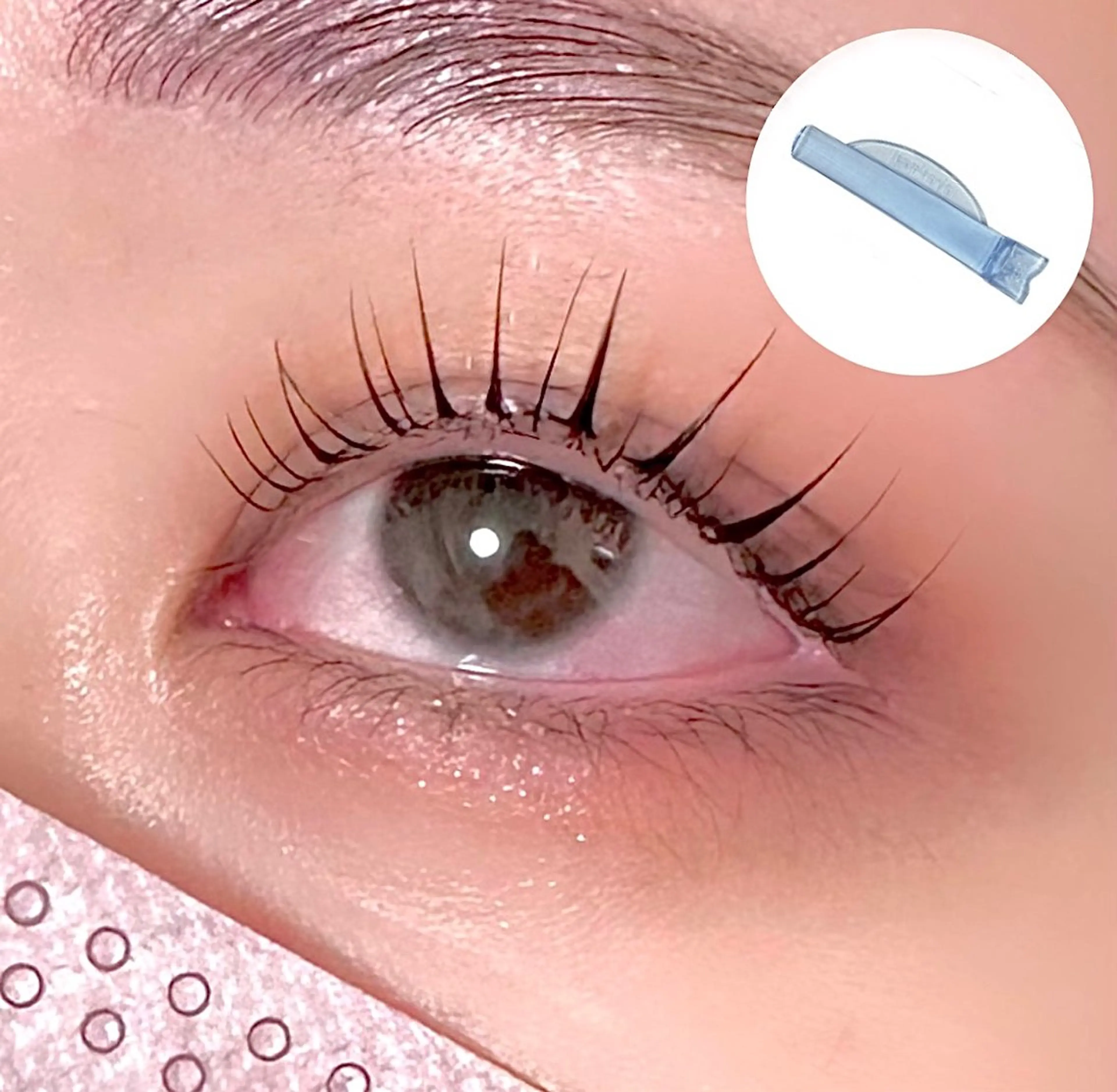 マツエク・マツパ 束感まつ毛 パリジェンヌラッシュリフト まつげパーマ 一重×まつ毛パーマ 束感まつげ｜ユキ 高評価｜堀江のマツエク・マツパデザイン