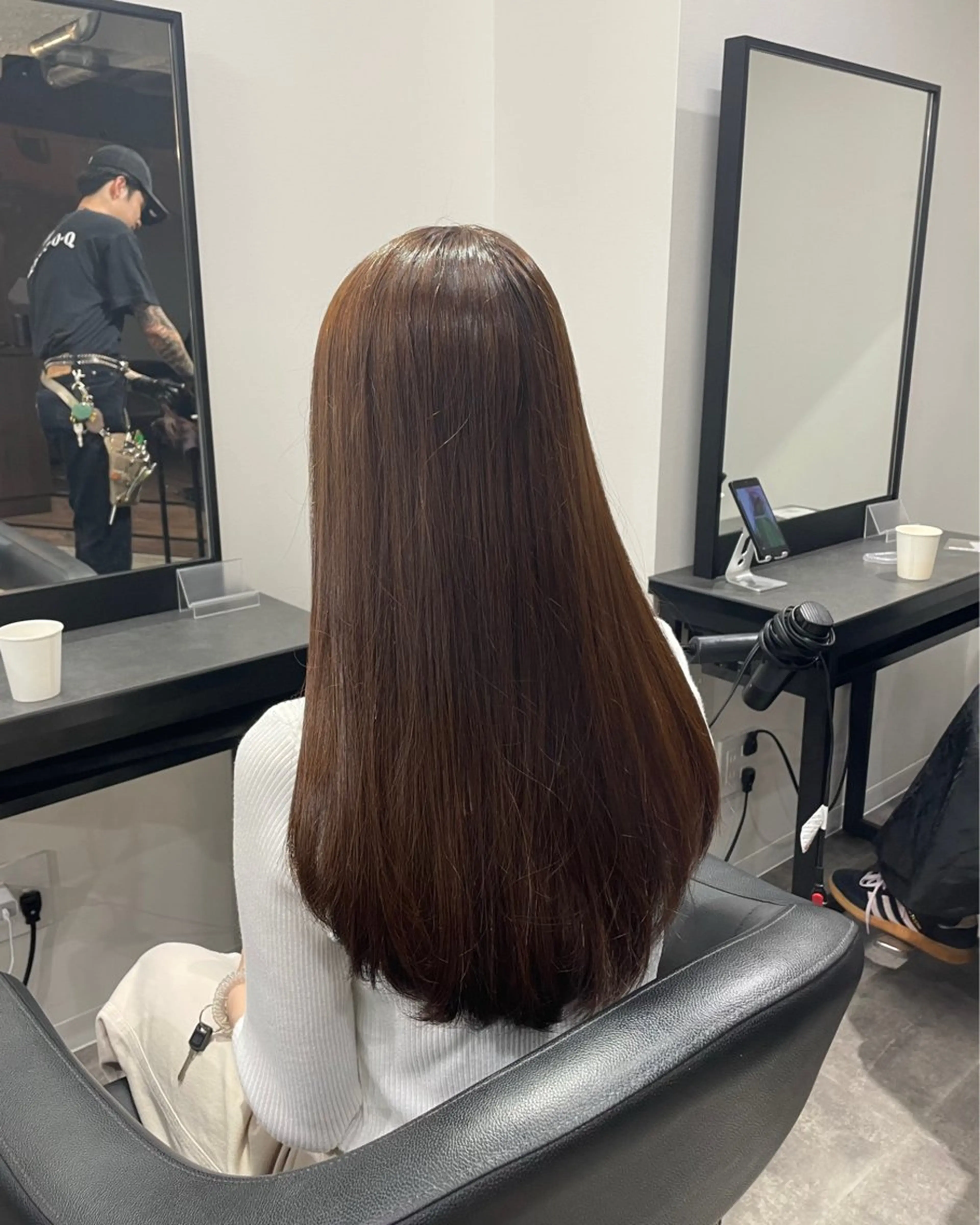 ロング カラー 🤍透明感推しカラー 🤍yui‪💞✨のヘアスタイル