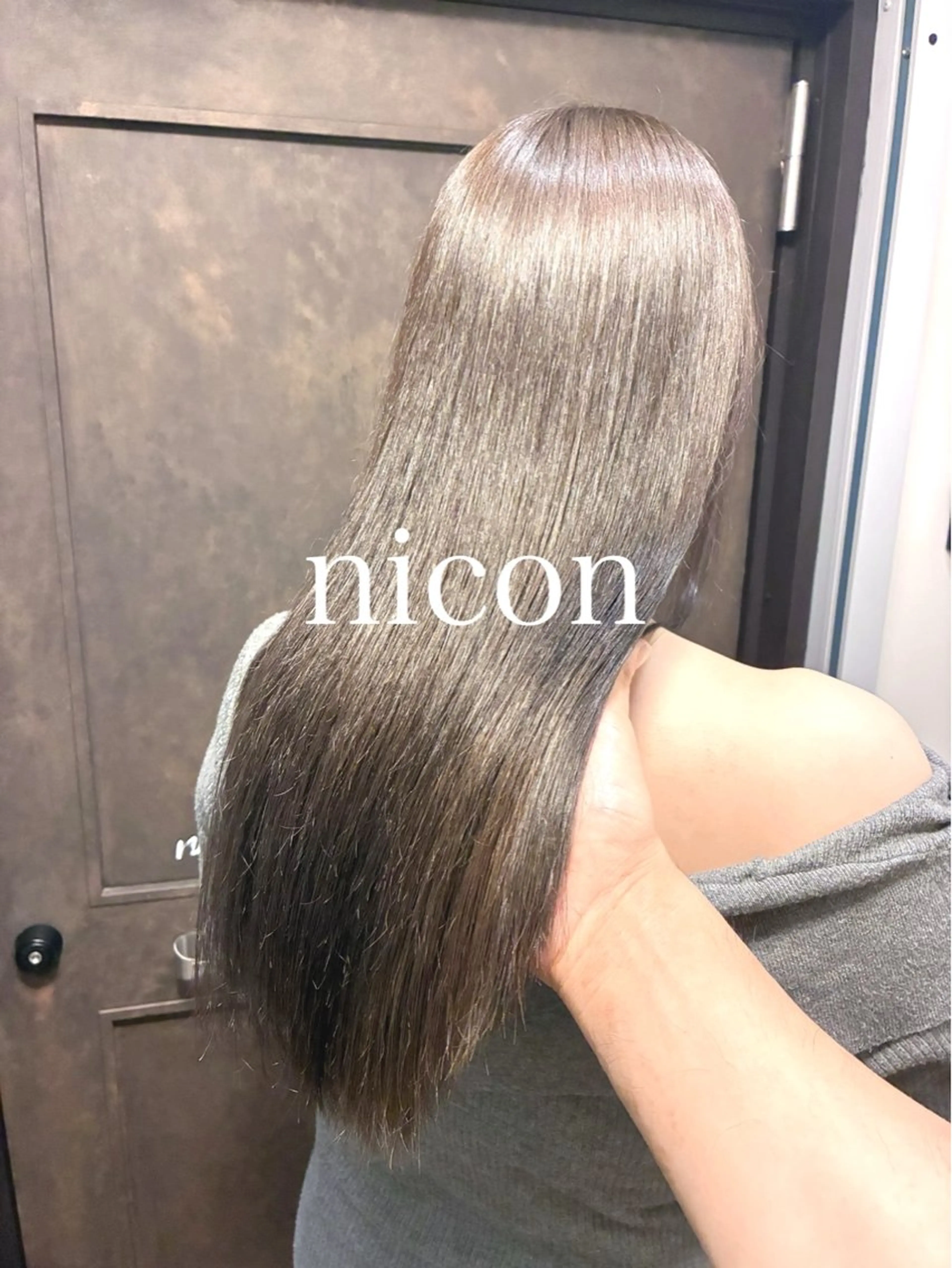 ロング 髪質改善 髪質改善カラーのヘアスタイル