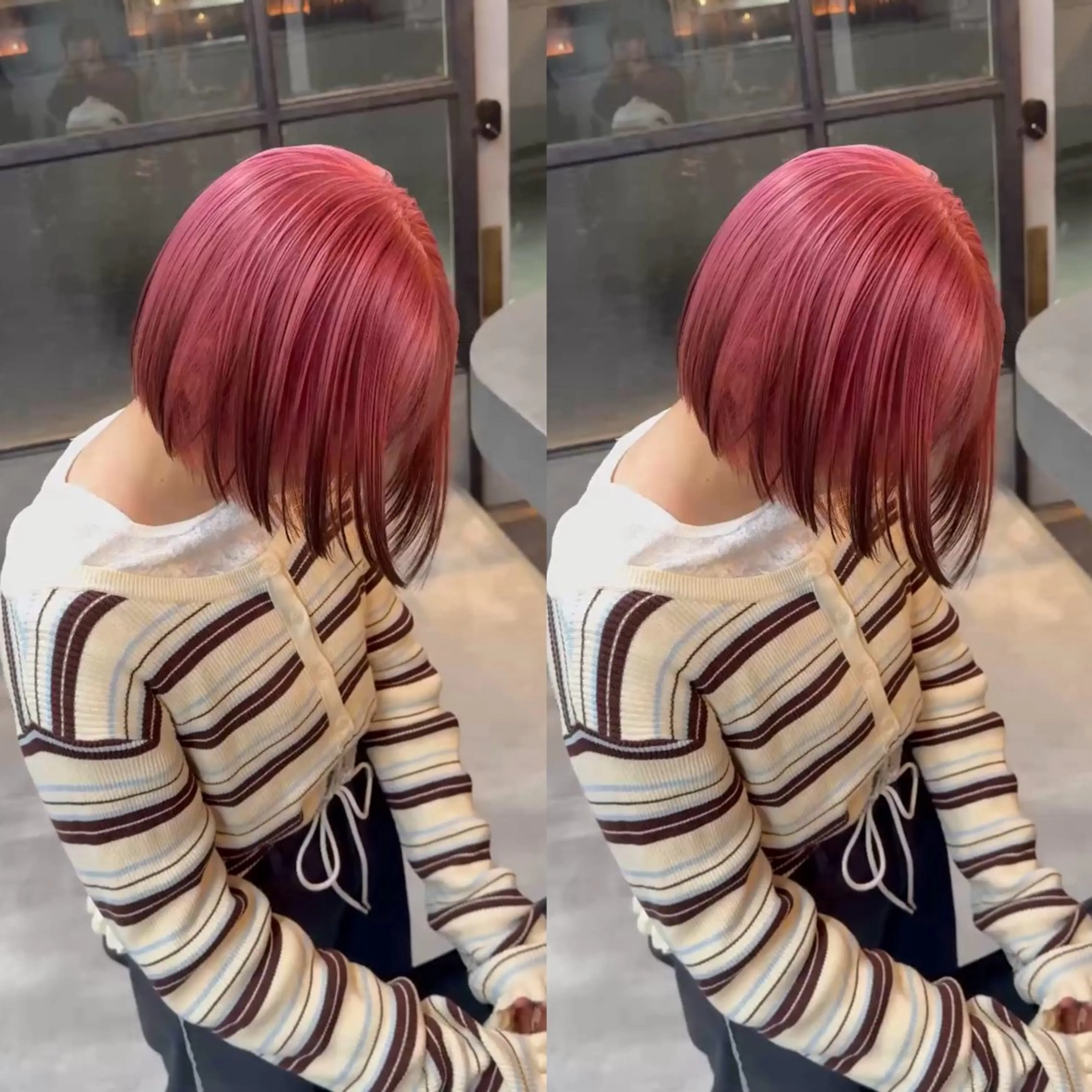 ショート カラー Mirai 似合わせ×透明感🪽のヘアスタイル