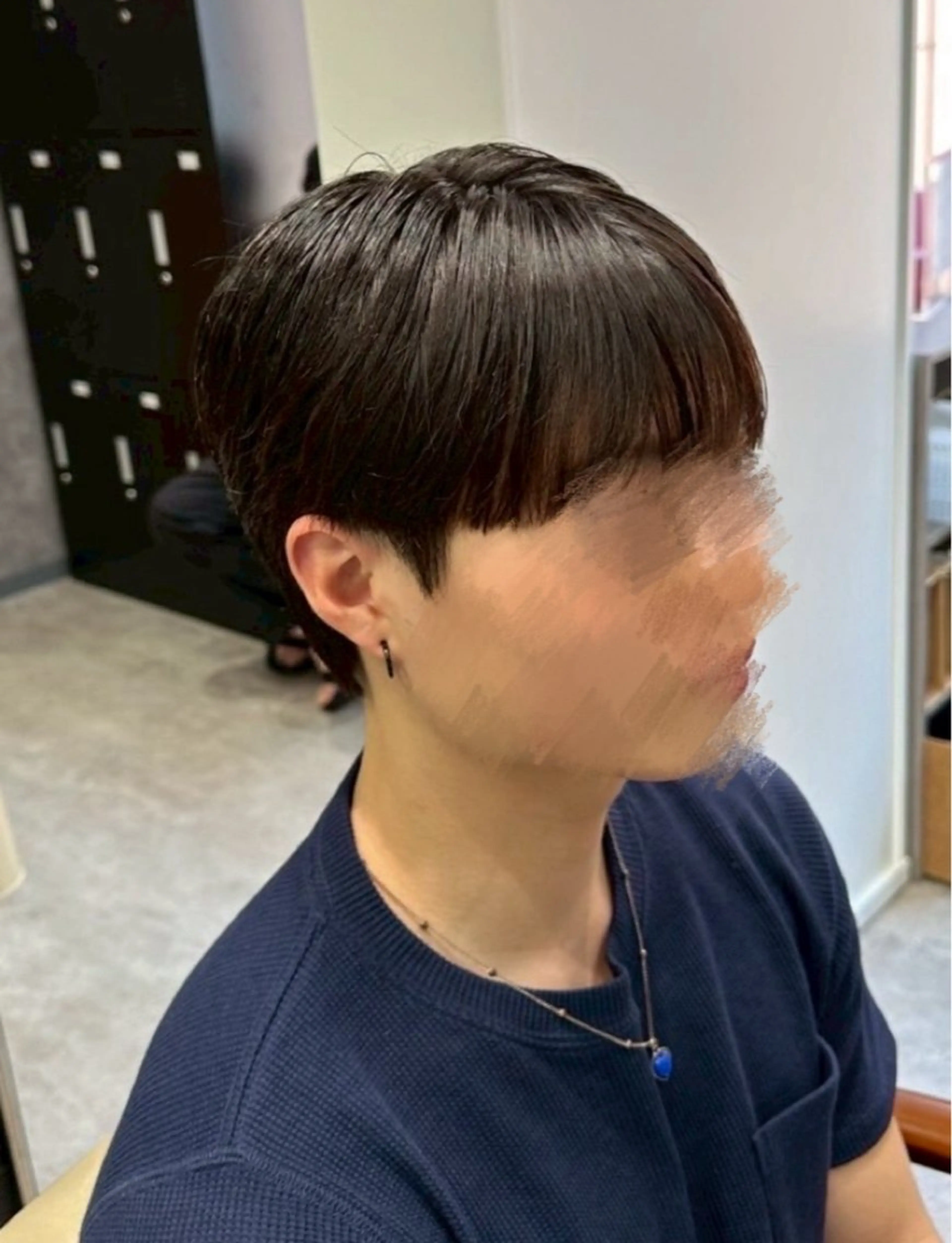 メンズ ニュアンスパーマ🌀 毛流れ🩶イザベラのヘアスタイル