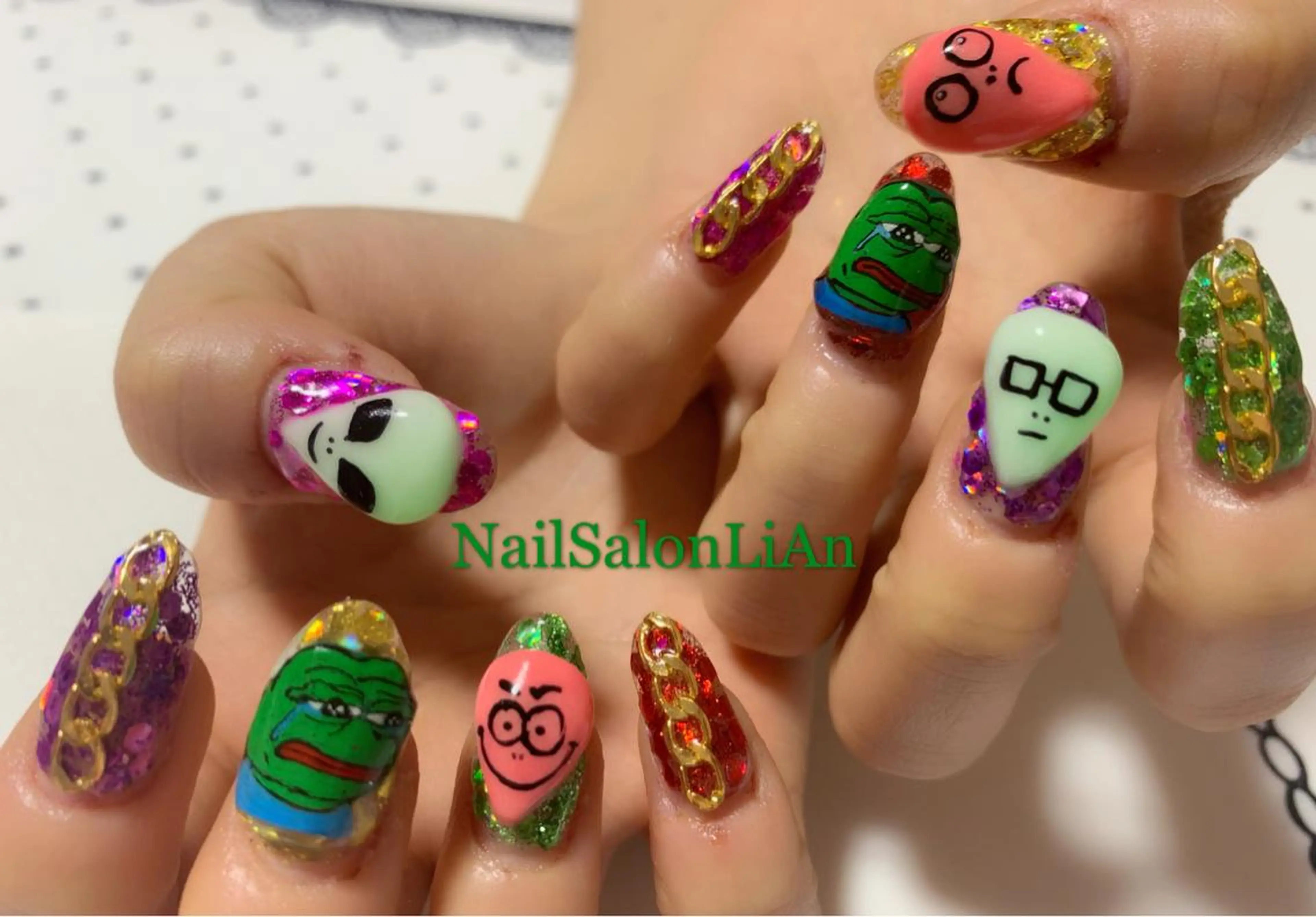 ネイル 持ち込み NailSalon LiAnのネイルデザイン