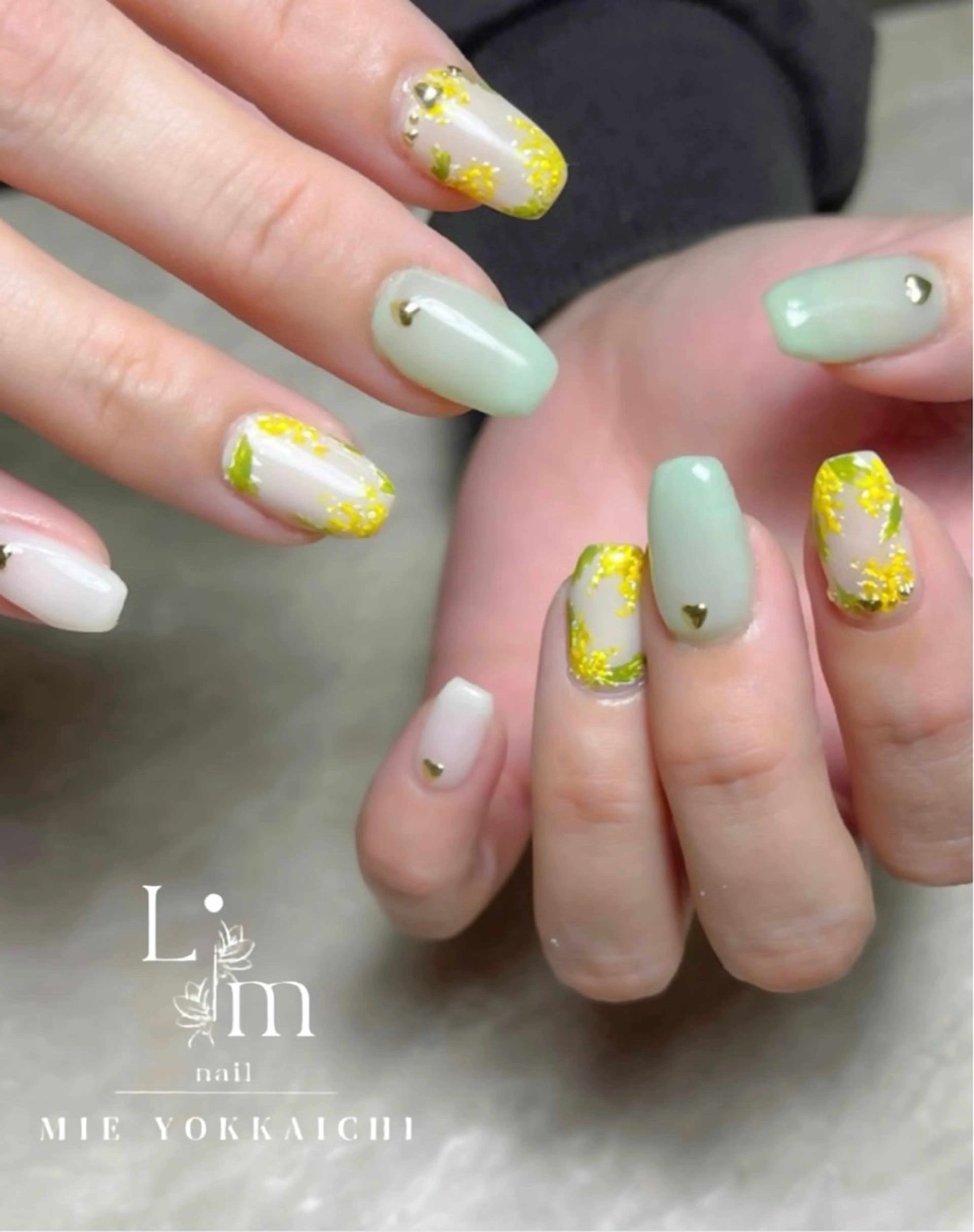 ネイル フラワーネイル Li.m nail リム ネイルのネイルデザイン