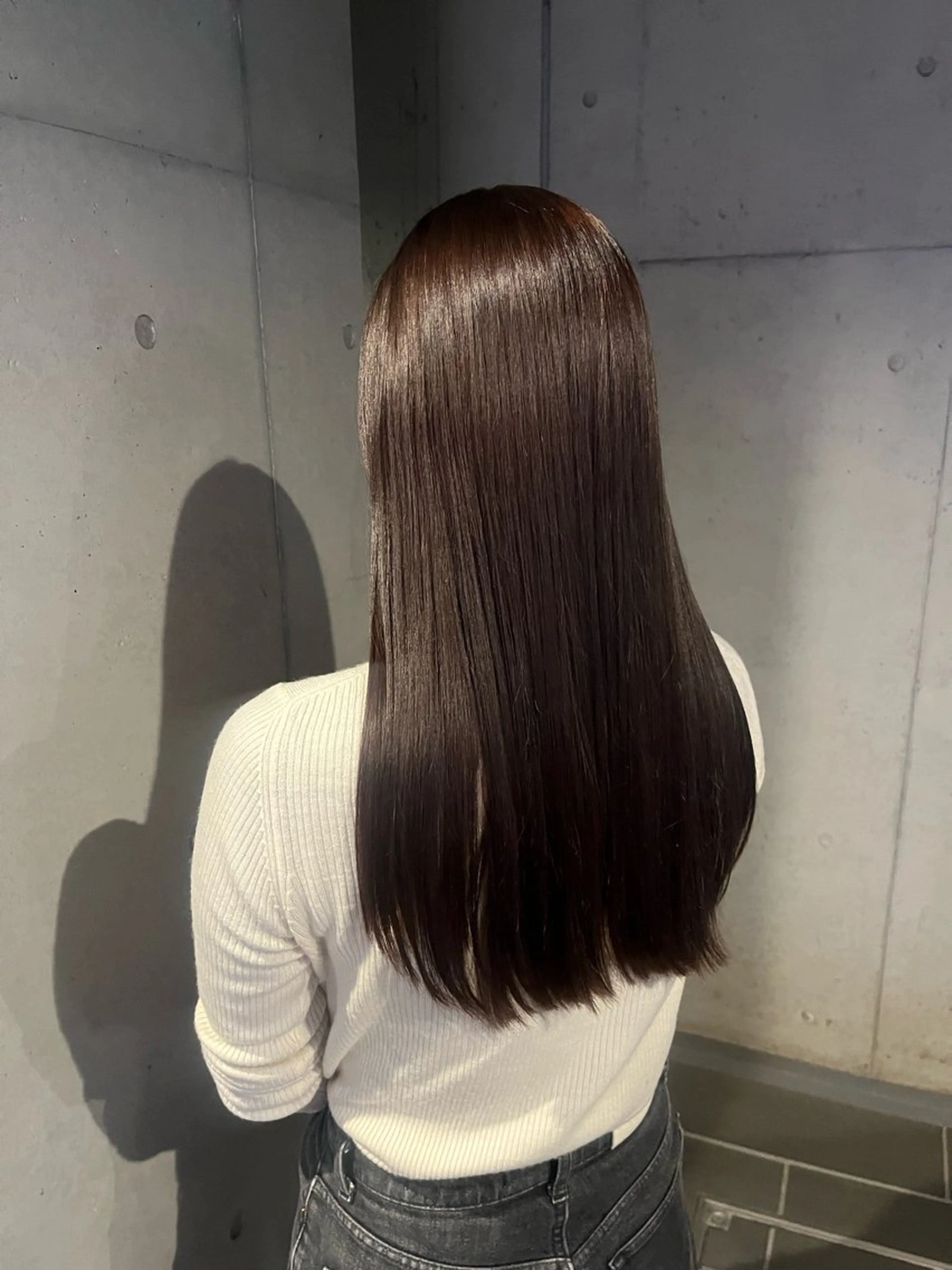 ロング カラー グレージュ パープルカラー パープルグレージュ カット ヘアカラー トリートメント ✨透明感カラー✨ 🦖佐々木未来🦕のヘアスタイル