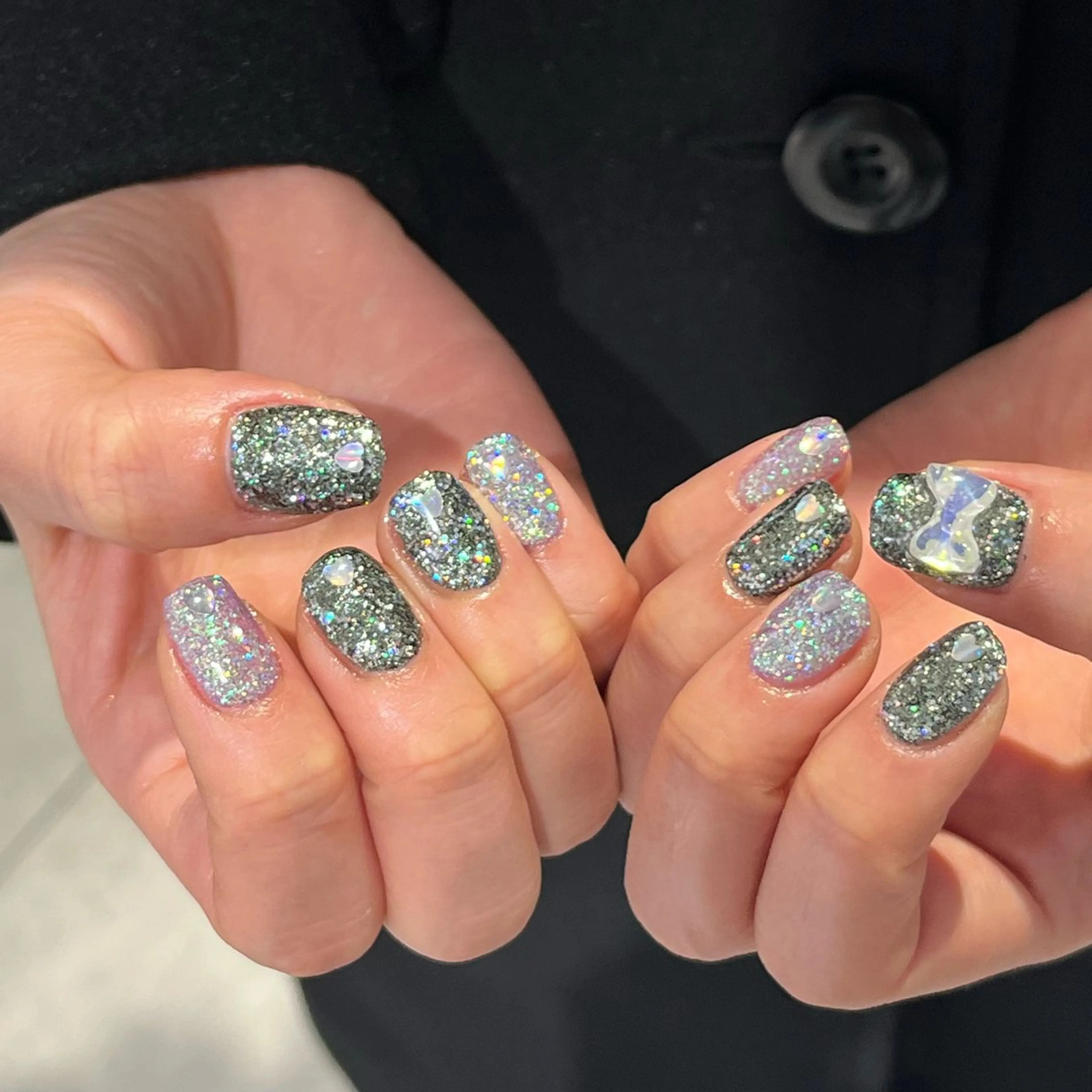 ネイル ハンドネイル メンズパーマ/ メッシュ📍ﾕﾘのヘアスタイル