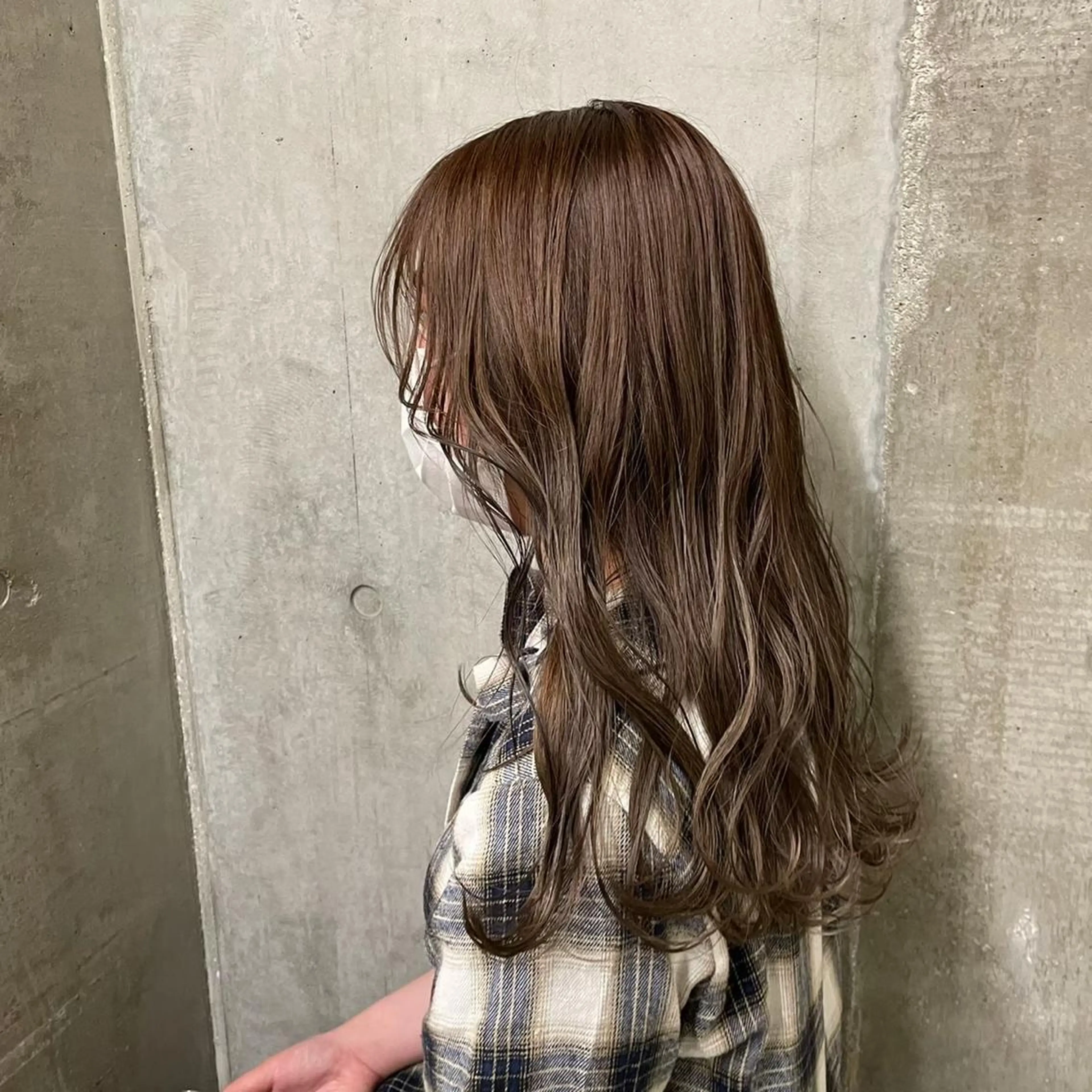 ロング 土田かほ/本日🈳 透明感カラー🍃のヘアスタイル