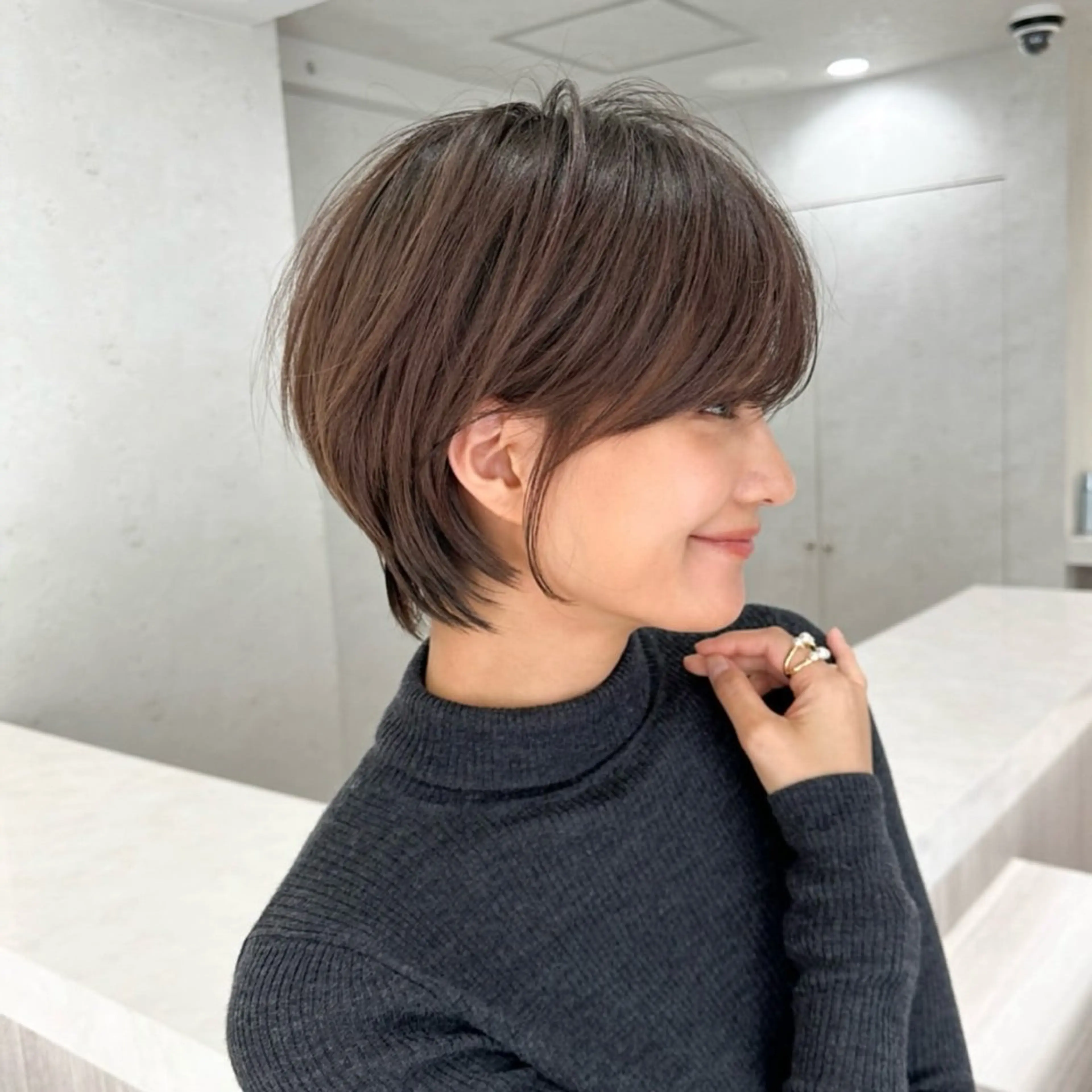 ショート 艶カラー/ヘアセット 着付け　ふうか　渋谷のヘアスタイル